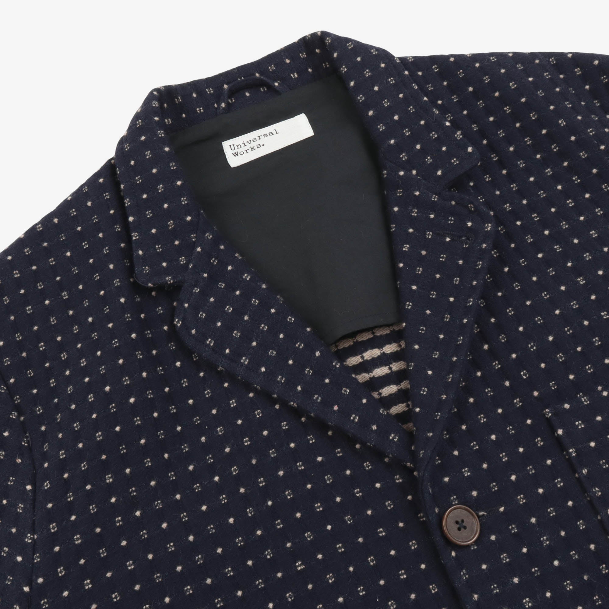 3-Button Jacket (Indigo Shingora Dot⁠)