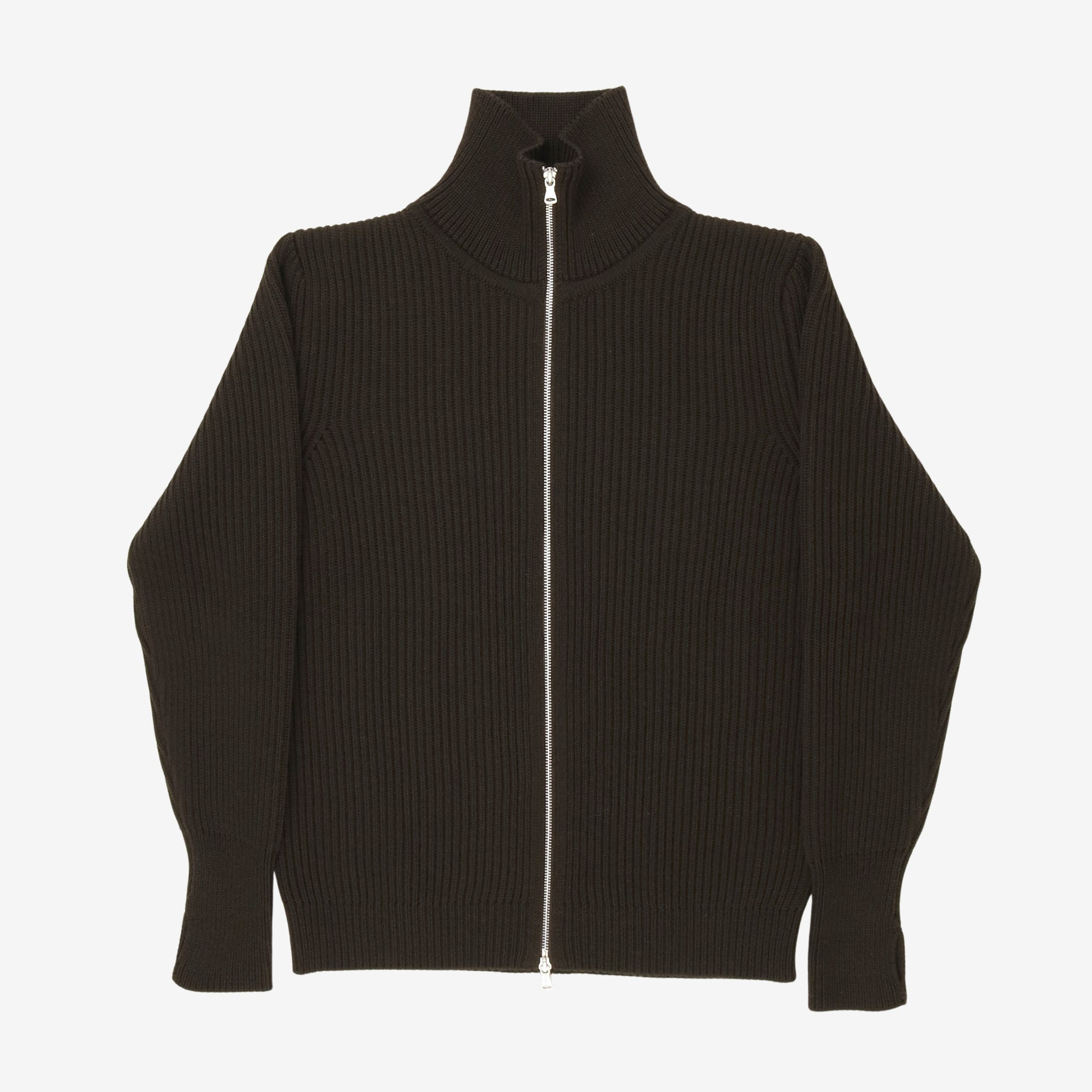 Wool Full Zip Sweater