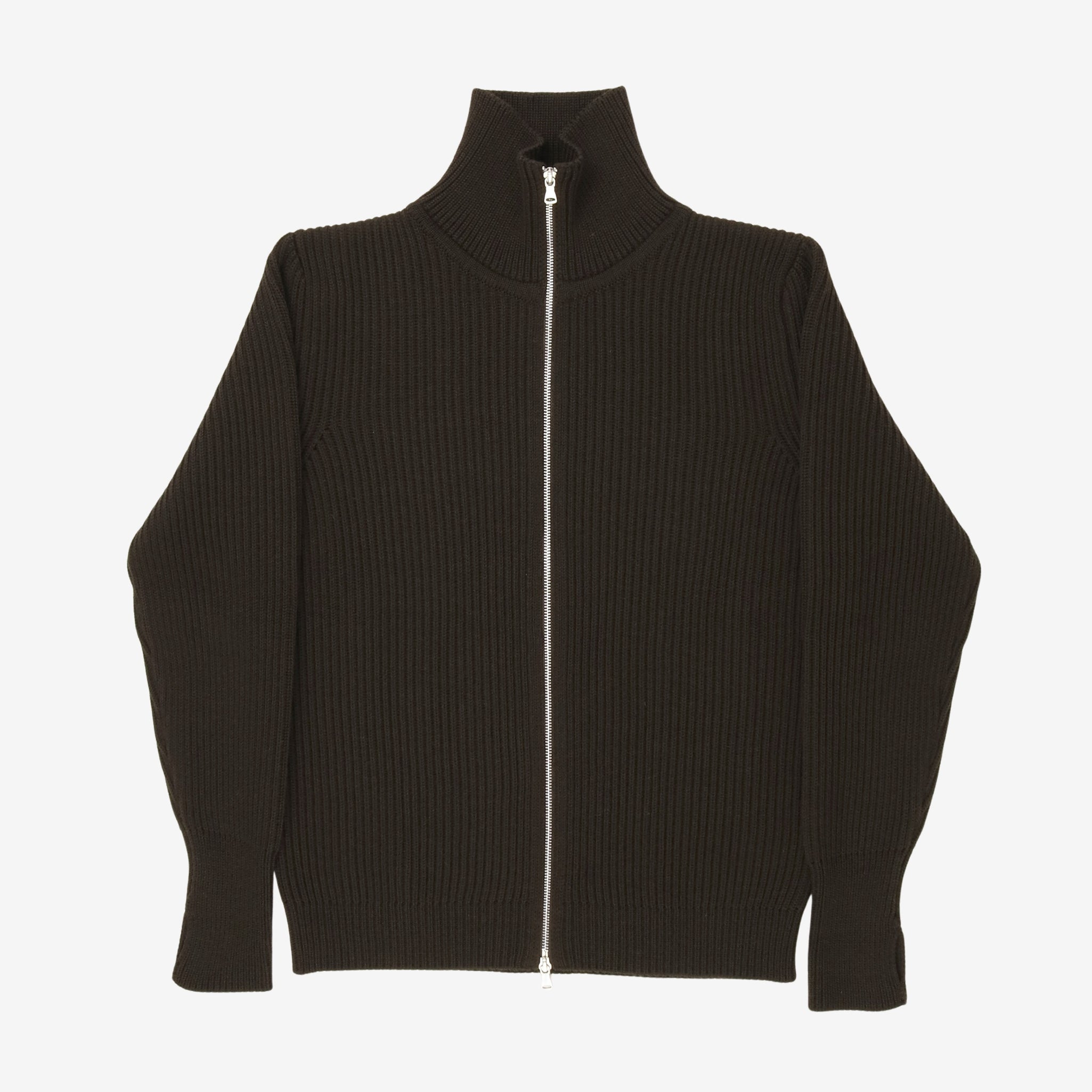 Wool Full Zip Sweater