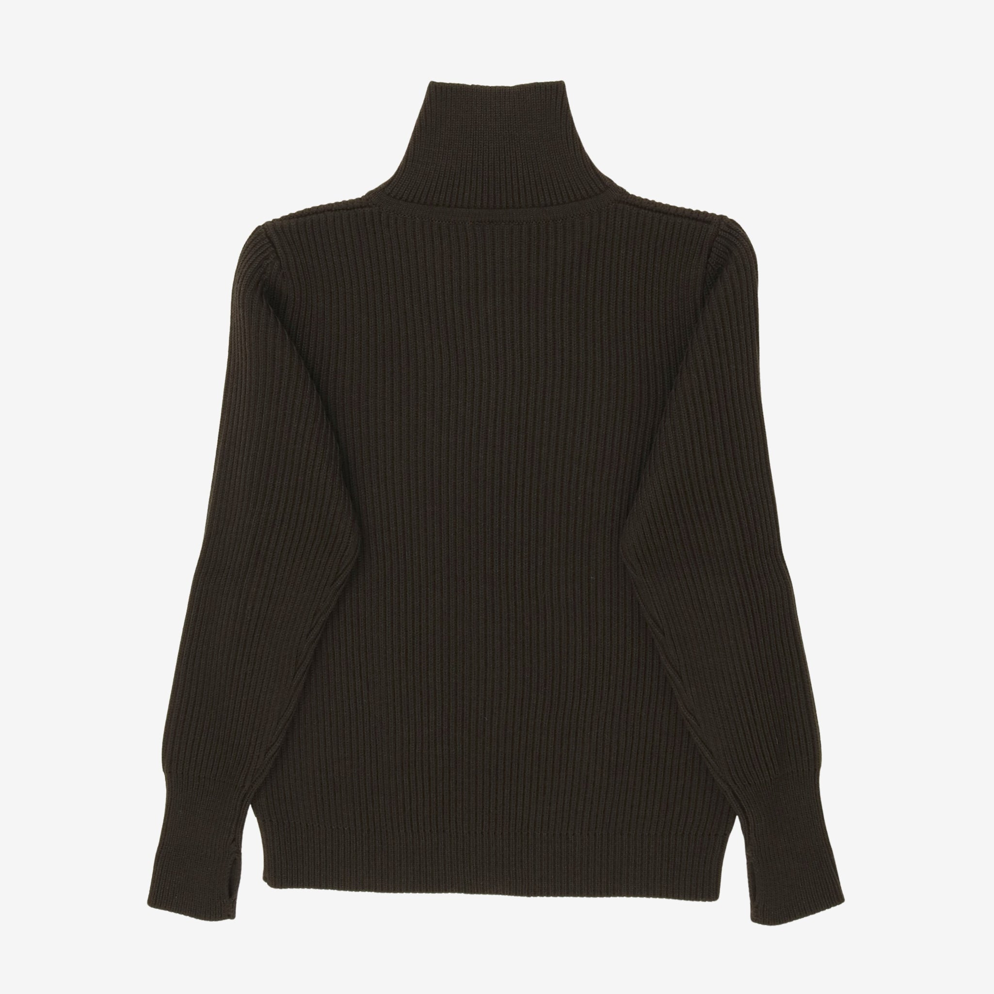 Wool Full Zip Sweater