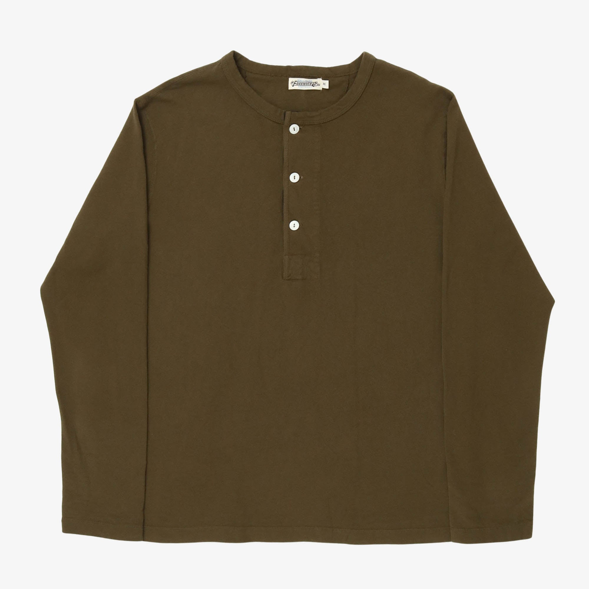 9oz Henley LS