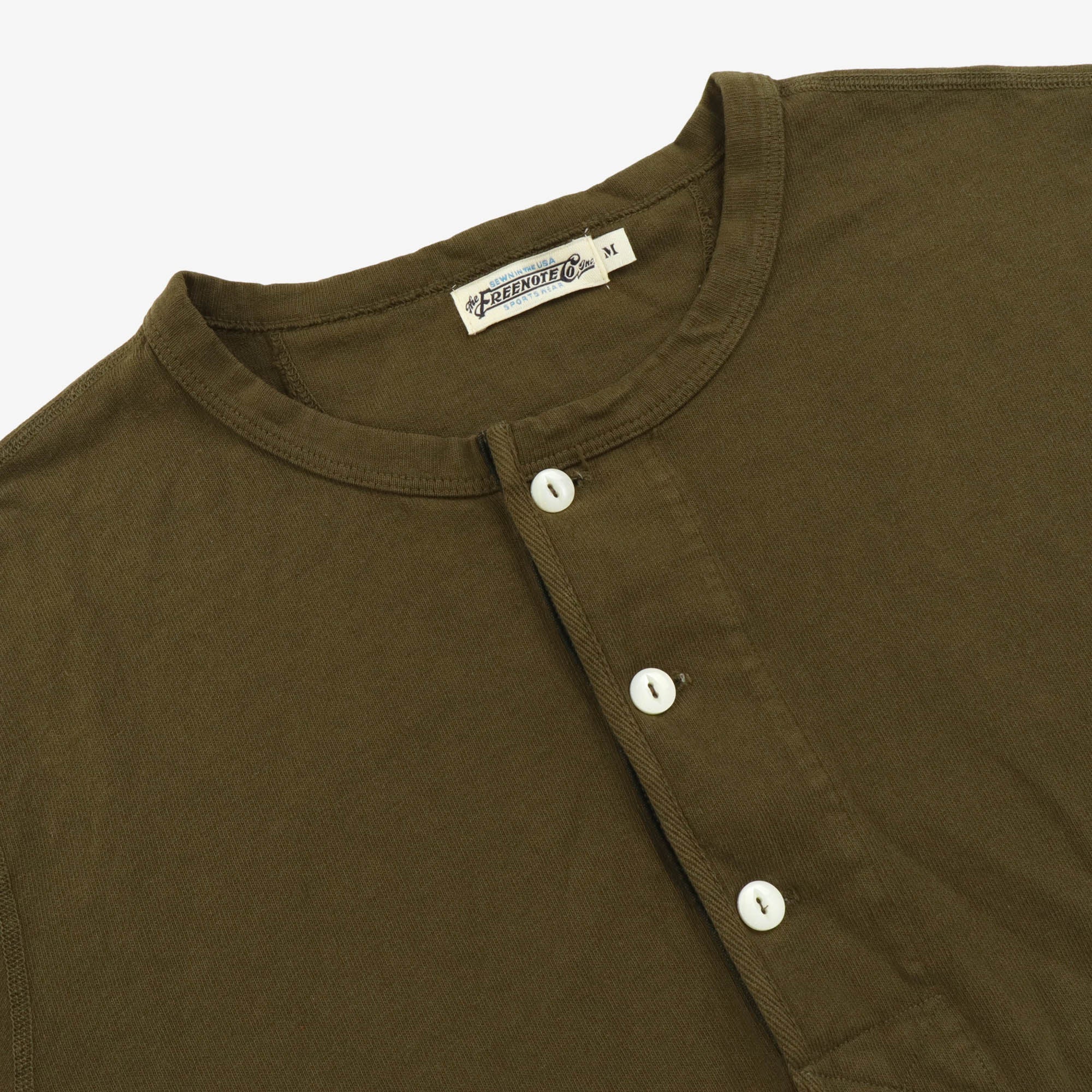 9oz Henley LS