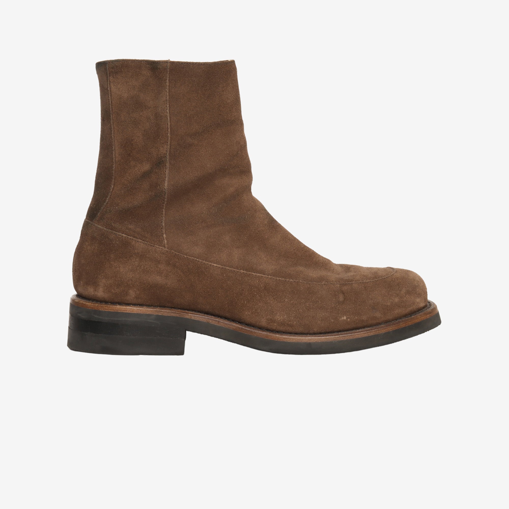 Square Toe Size Zip Boots