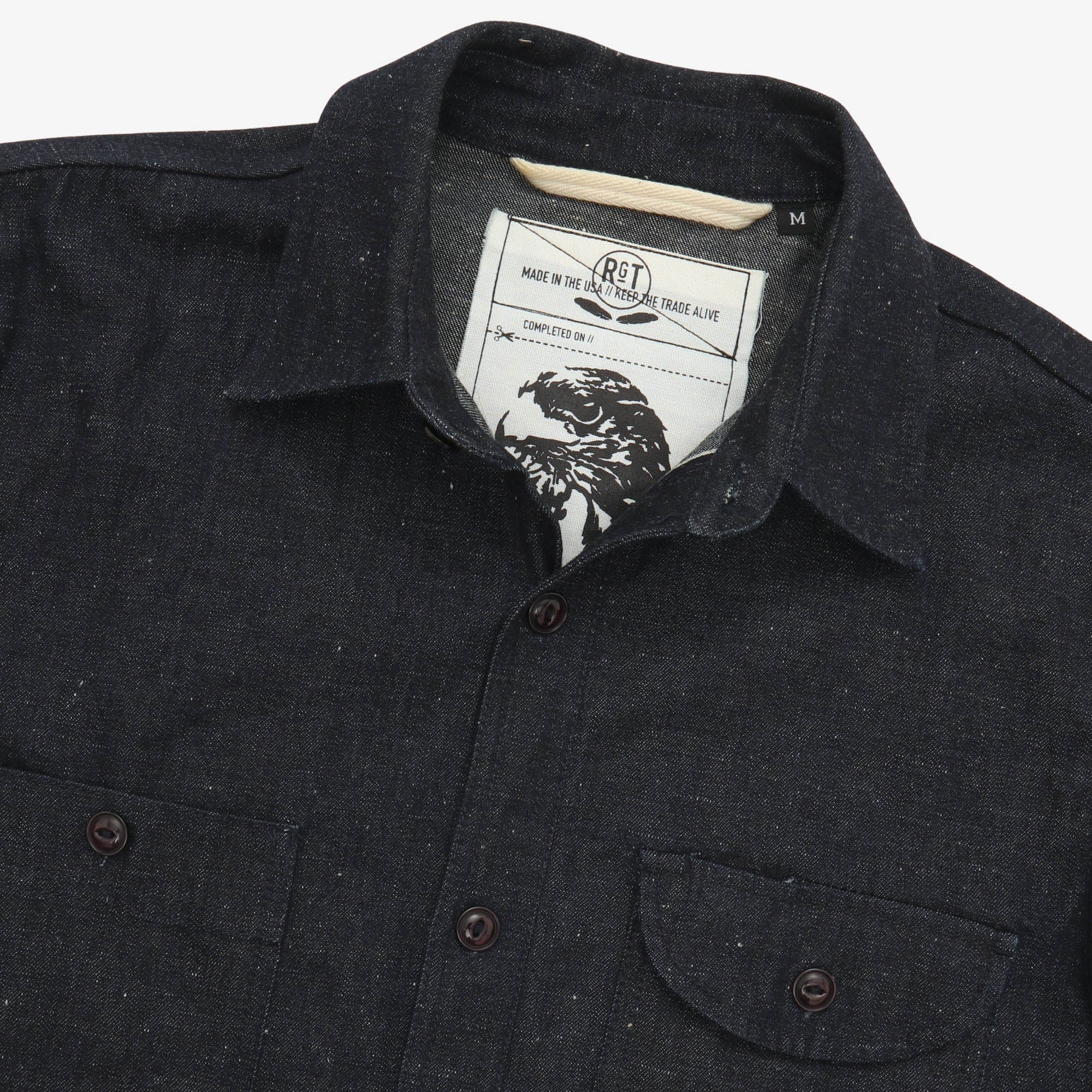 Selvedge Denim Service Shirt