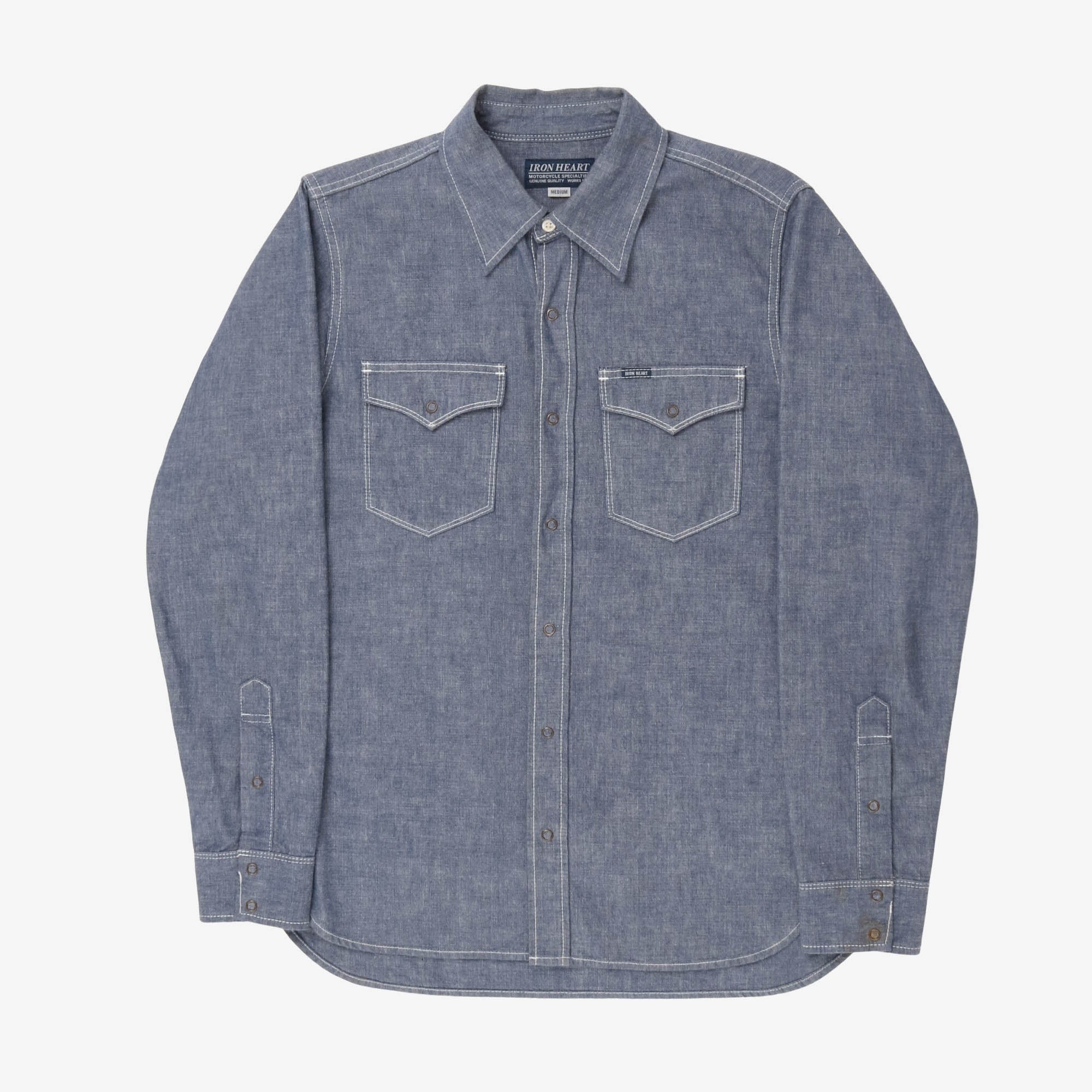 10oz Selvedge Chambray Western Shirt