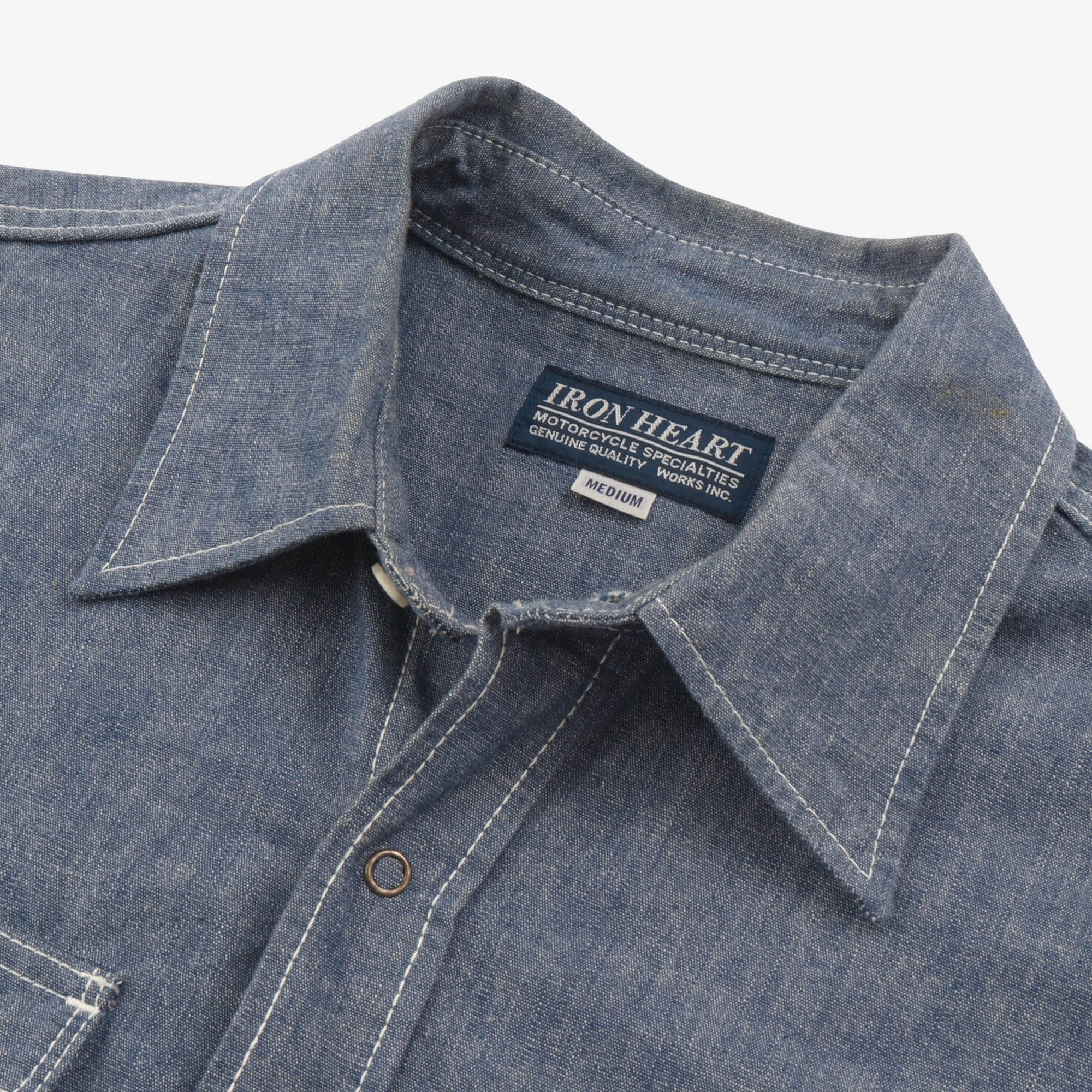 10oz Selvedge Chambray Western Shirt
