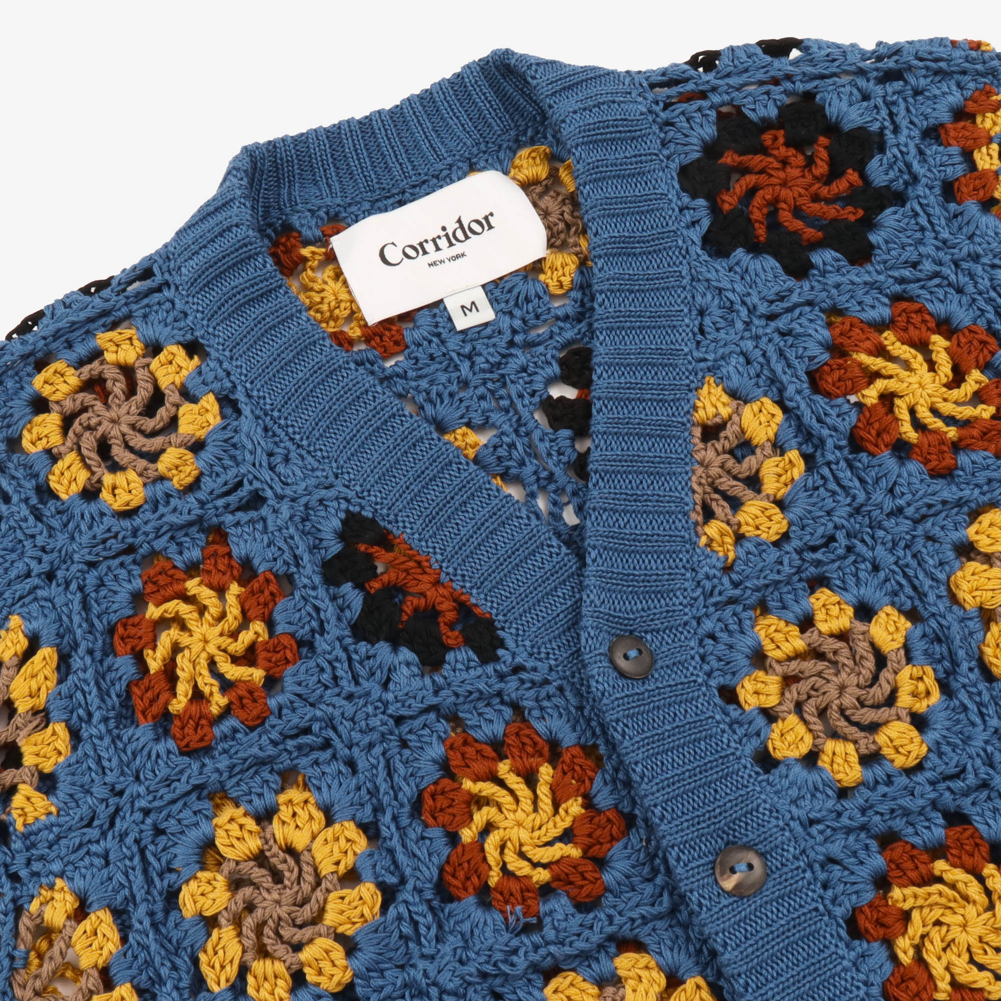 Pima Hand Crochet Cardigan
