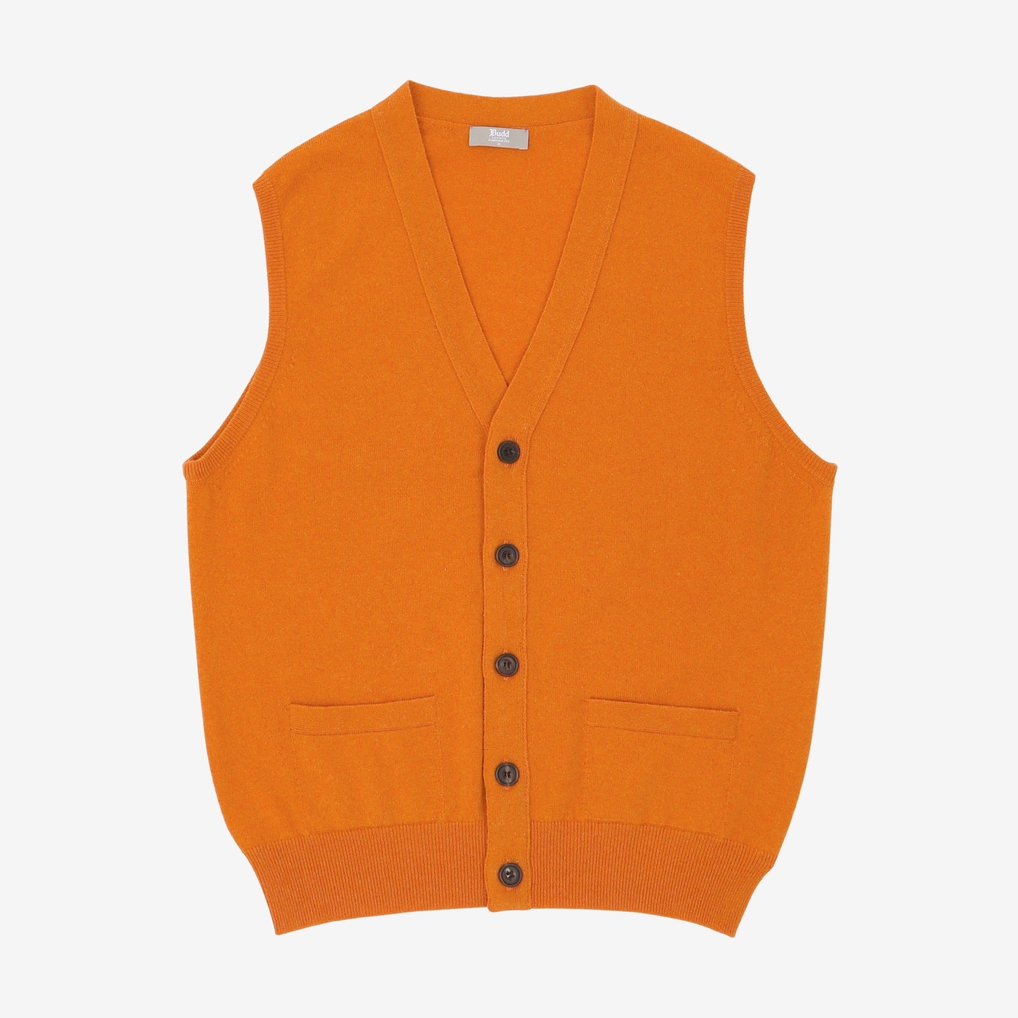 Wilton Cashmere Sleeveless Cardigan