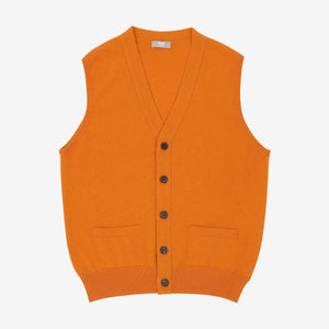 Wilton Cashmere Sleeveless Cardigan