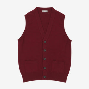 Wilton Cashmere Sleeveless Cardigan