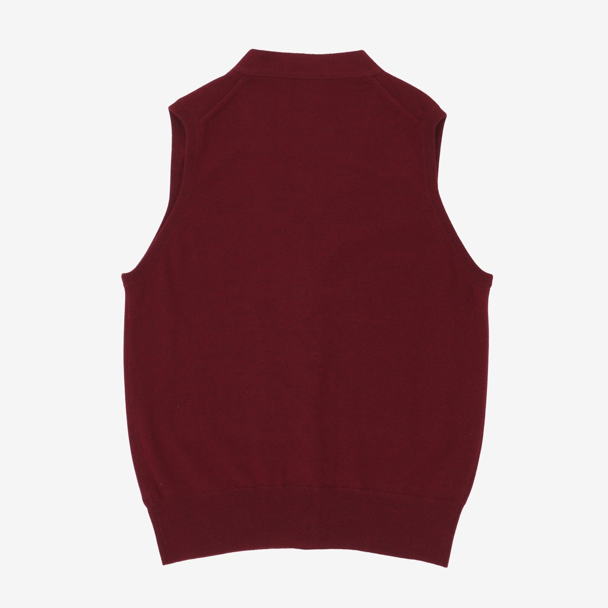 Wilton Cashmere Sleeveless Cardigan