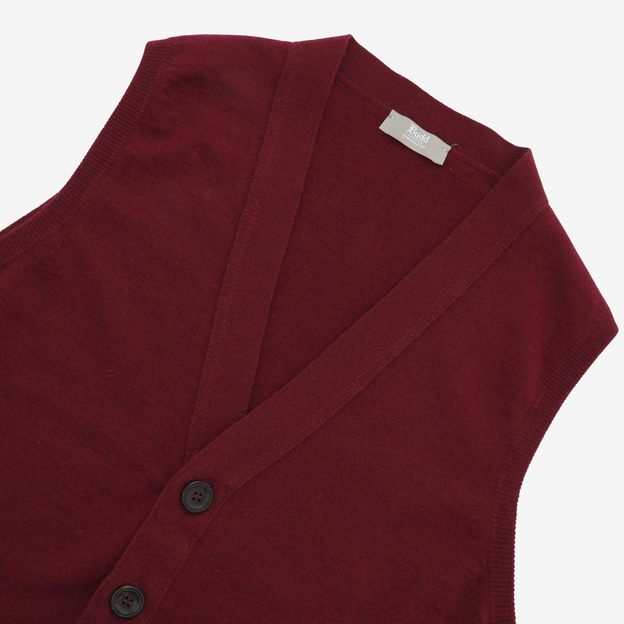 Wilton Cashmere Sleeveless Cardigan