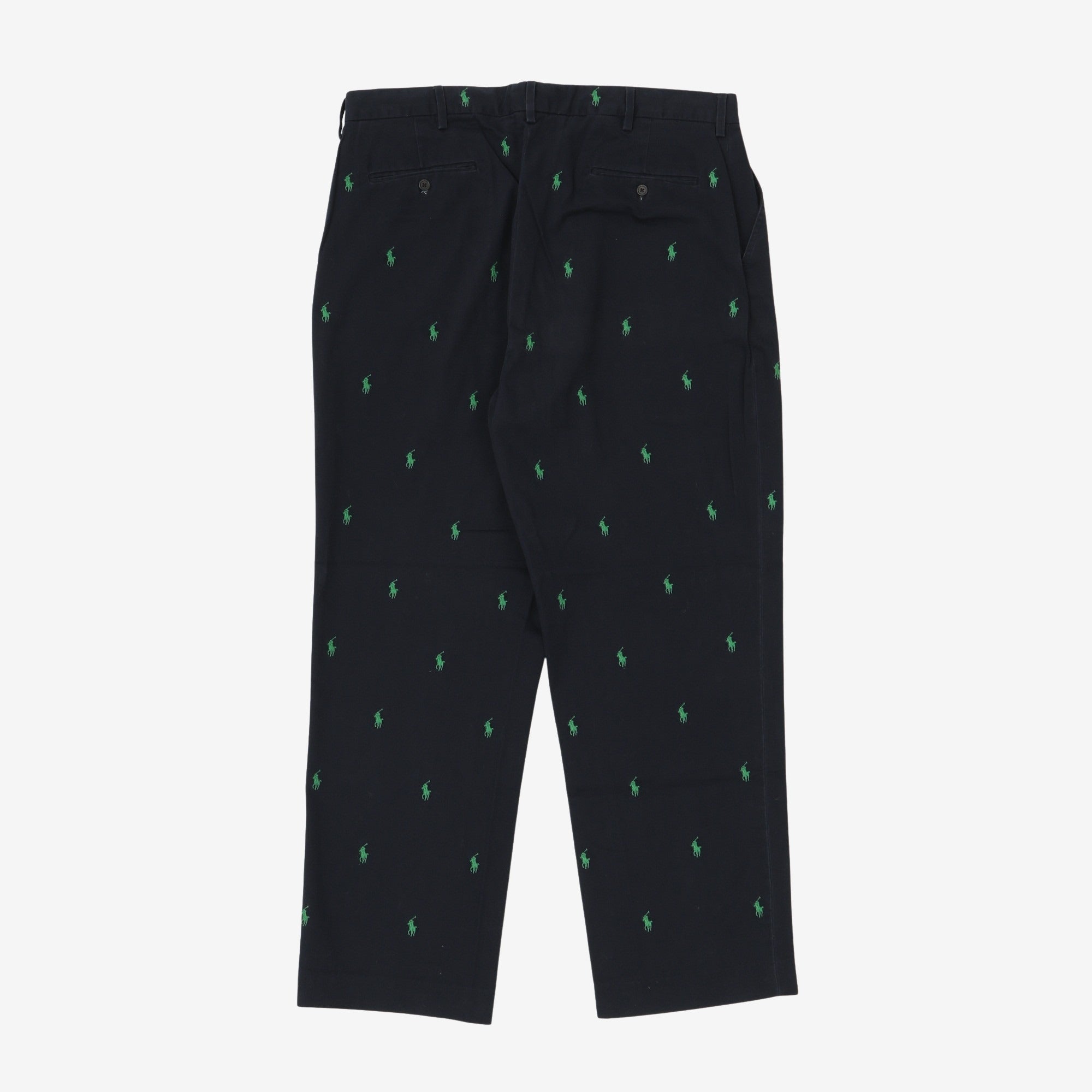 Embroidered Chino Pants