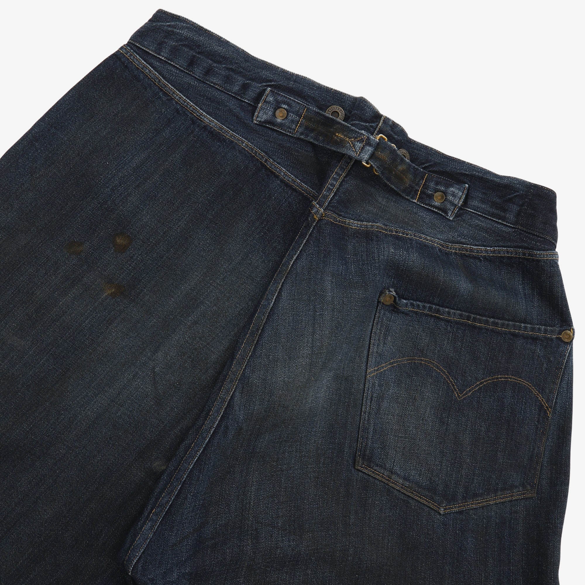 Ltd Edition Cinch Back Selvedge Denim USA (37W X 30.5L)