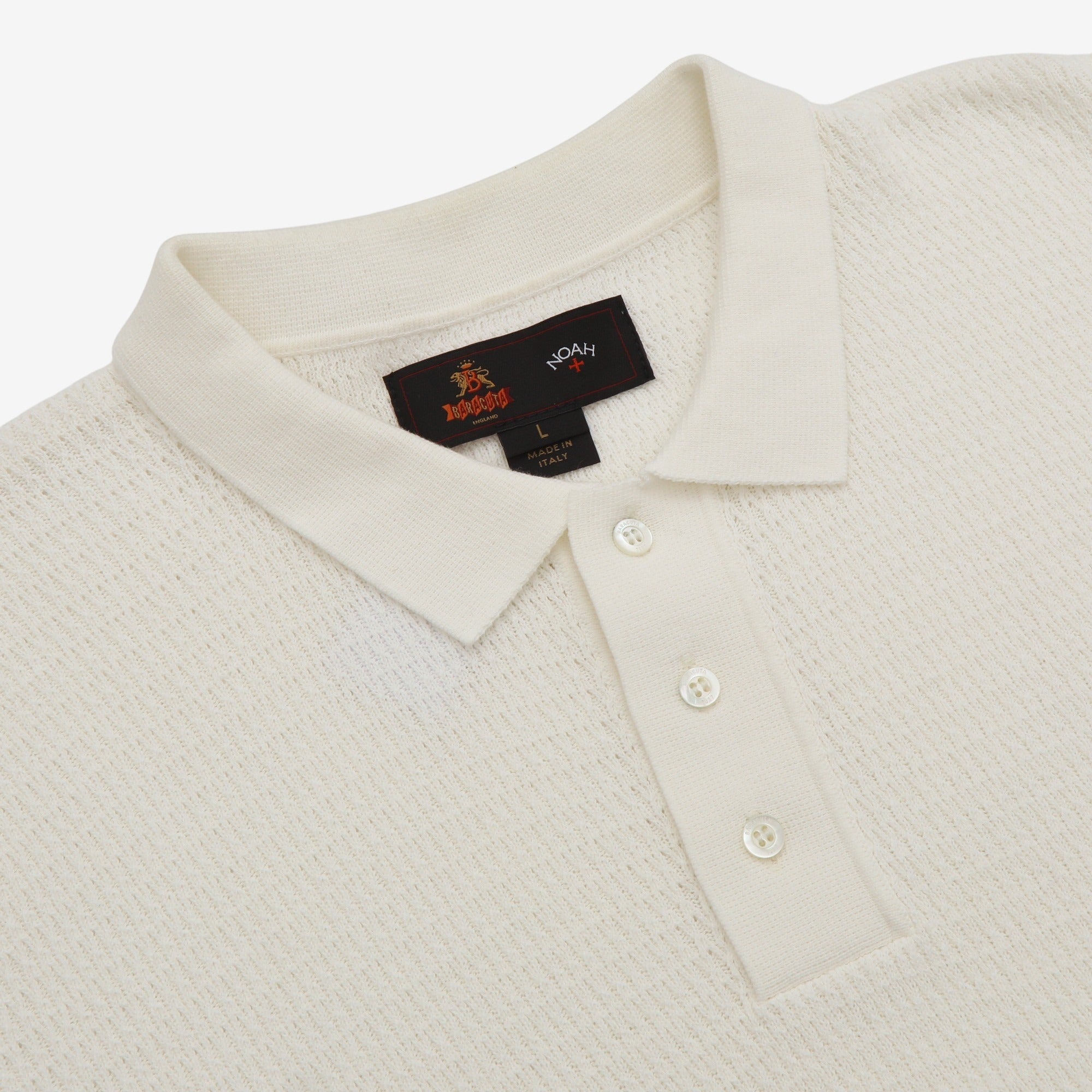 Baracuta Knitted Polo Shirt