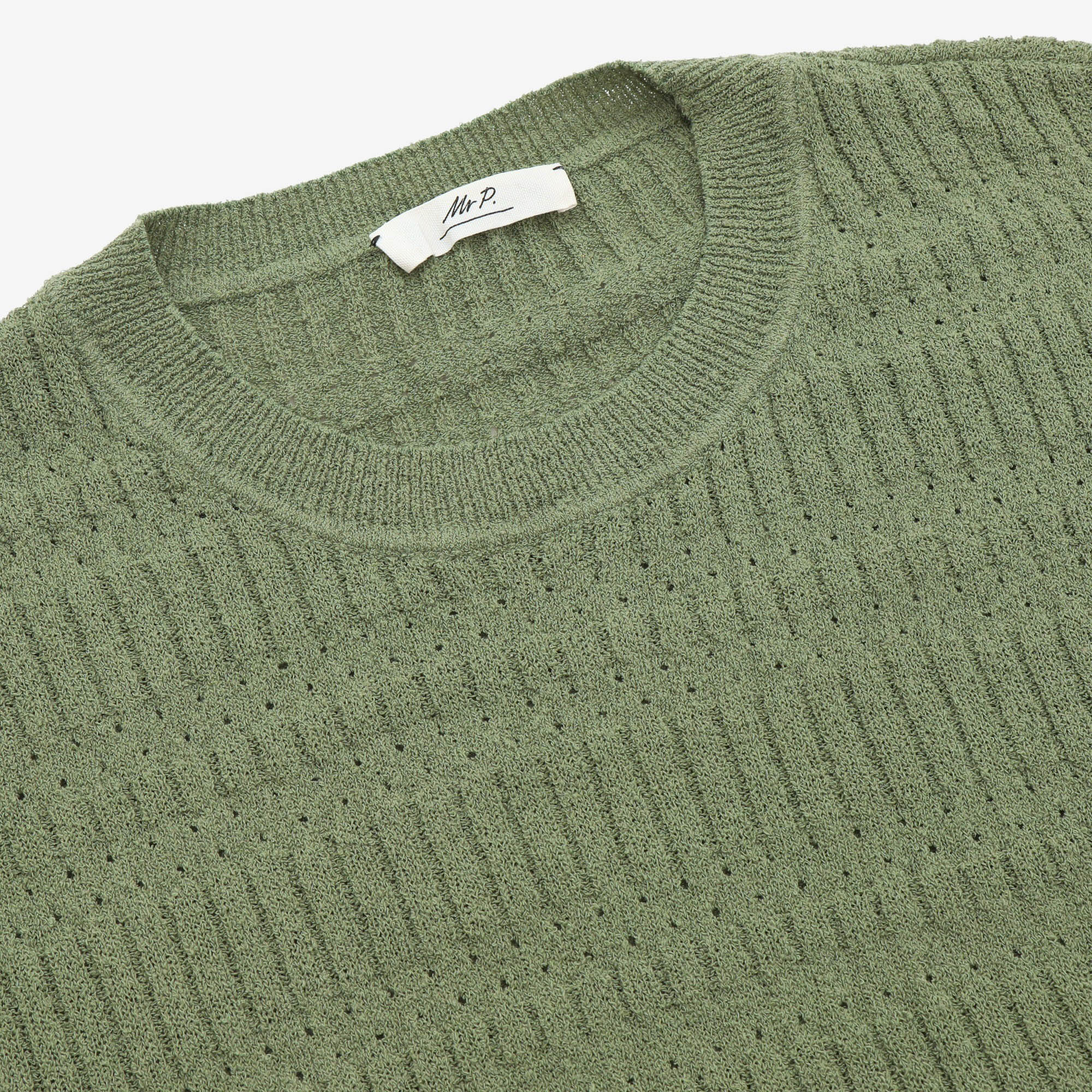 Knitted Jacquard T-Shirt