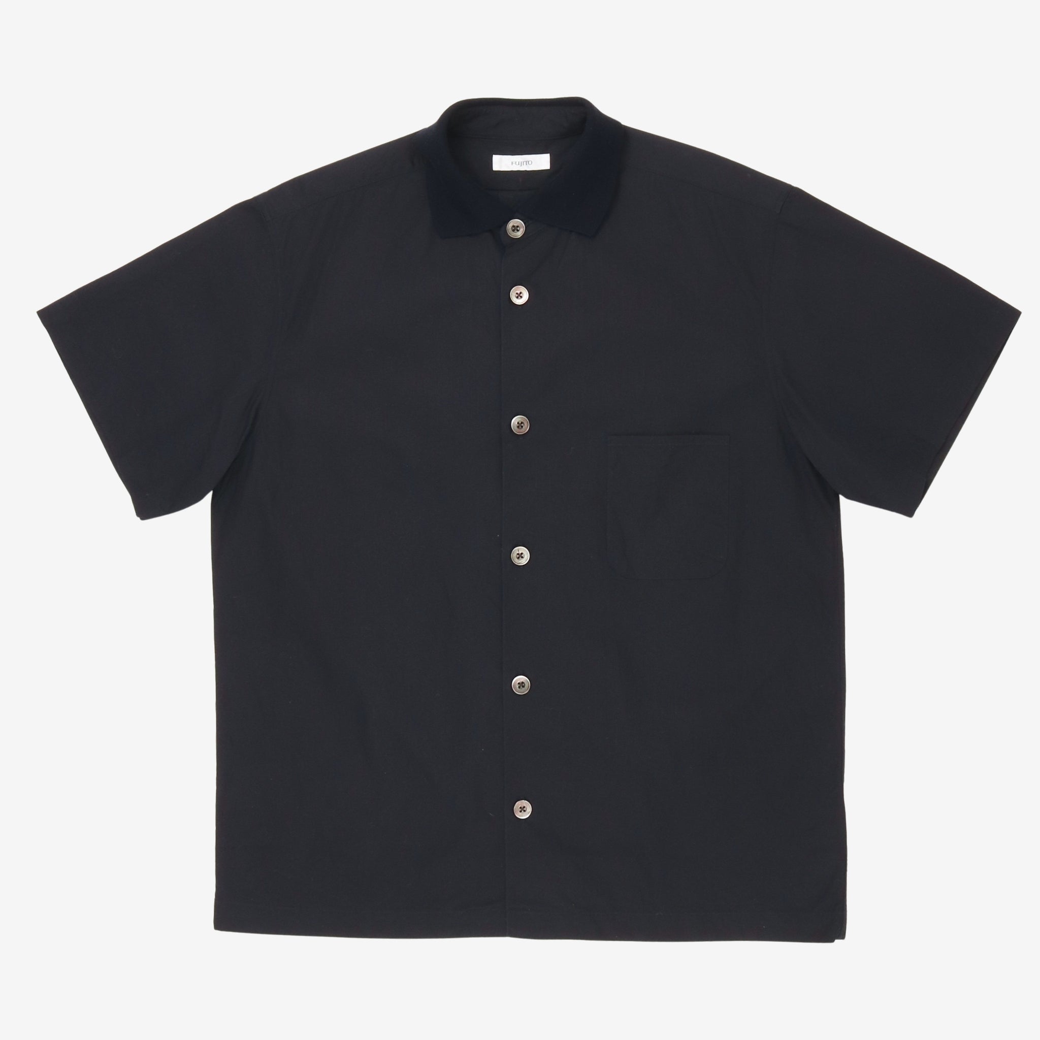 Rib Collar Shirt