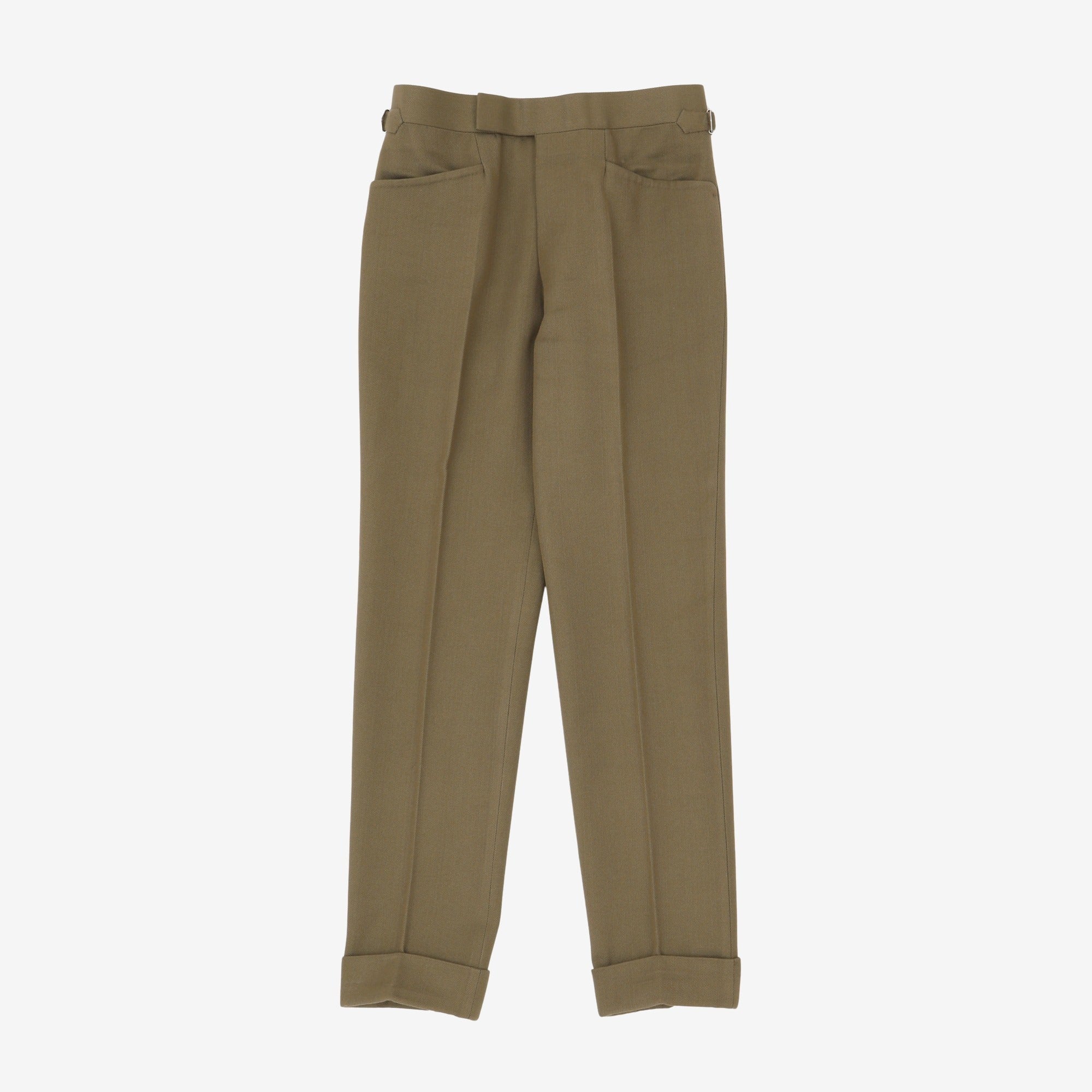 Bespoke Flat Front Trousers