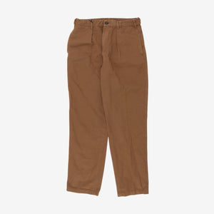 Linen Blend One Pleat Trouser