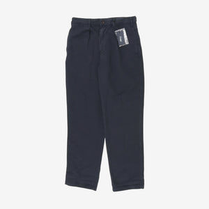 Linen Blend One Pleat Chino