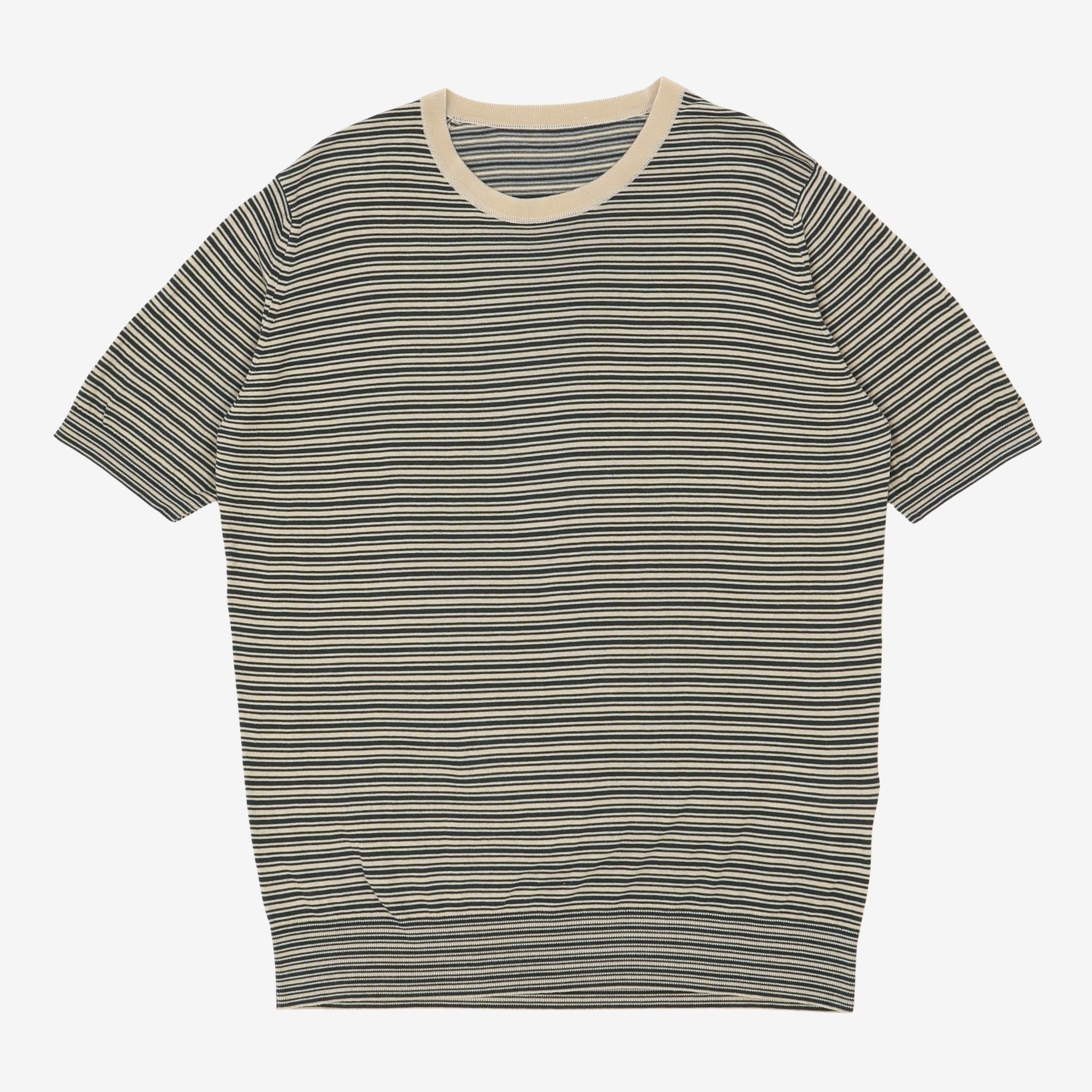Striped Cotton Knit Tee