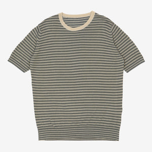 Striped Cotton Knit Tee