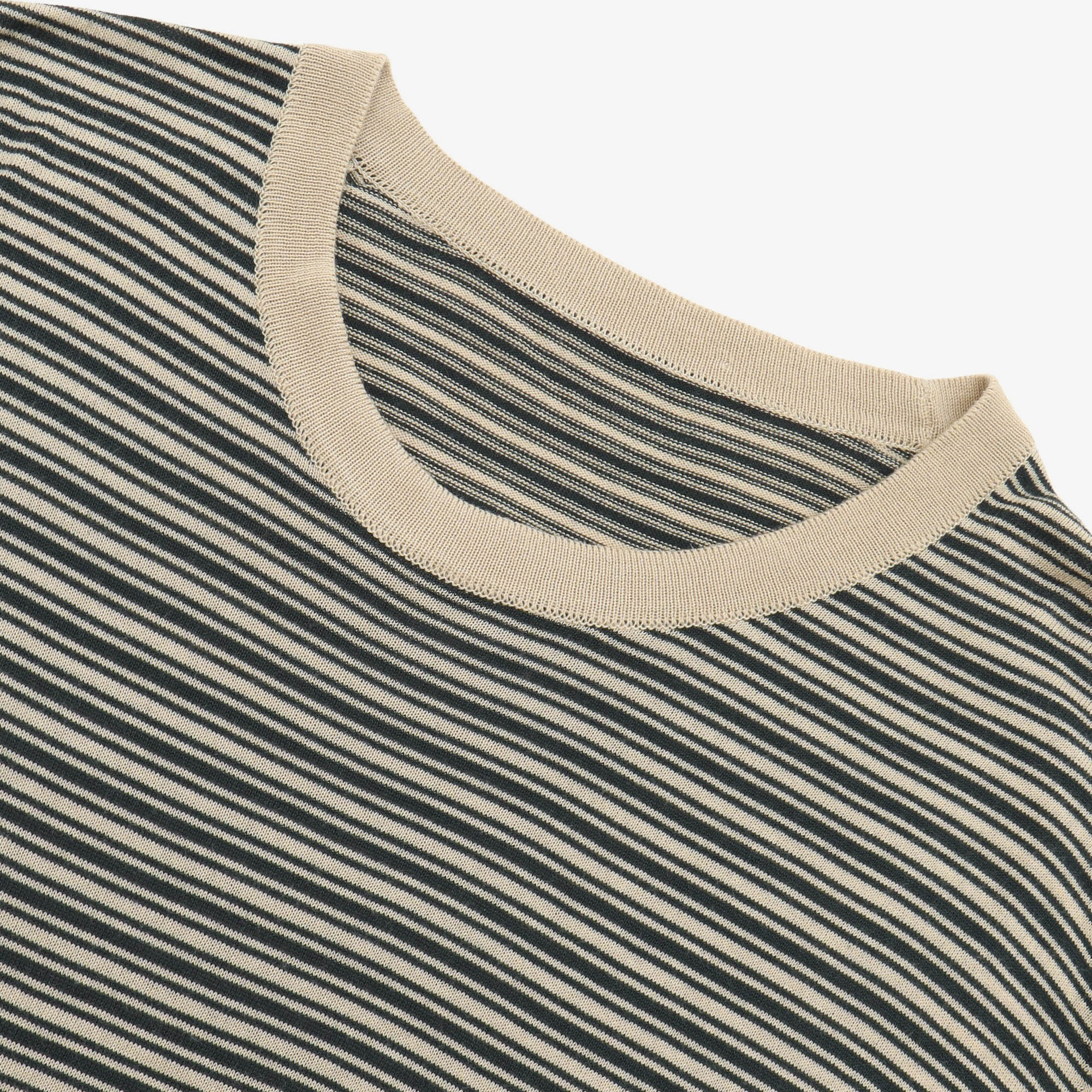 Striped Cotton Knit Tee
