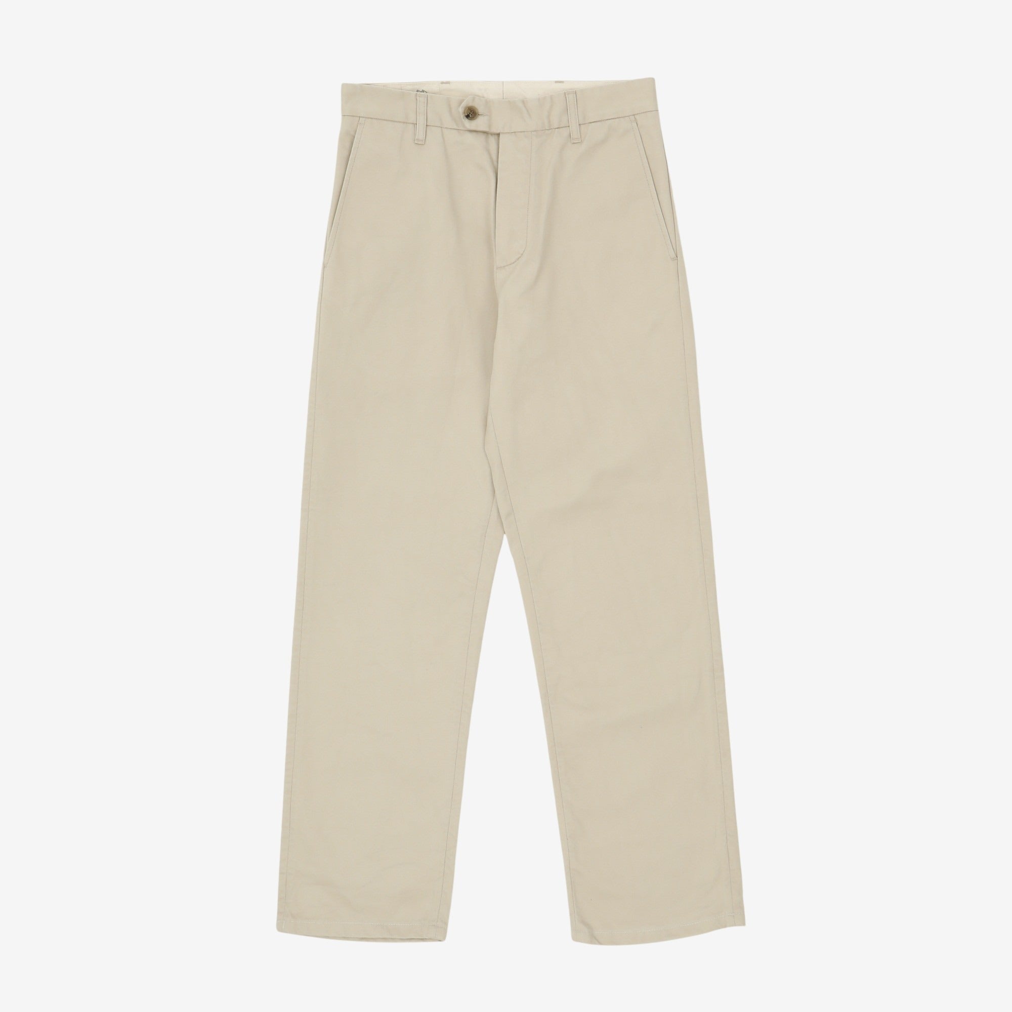 W12 Regular Straight Twill Chinos
