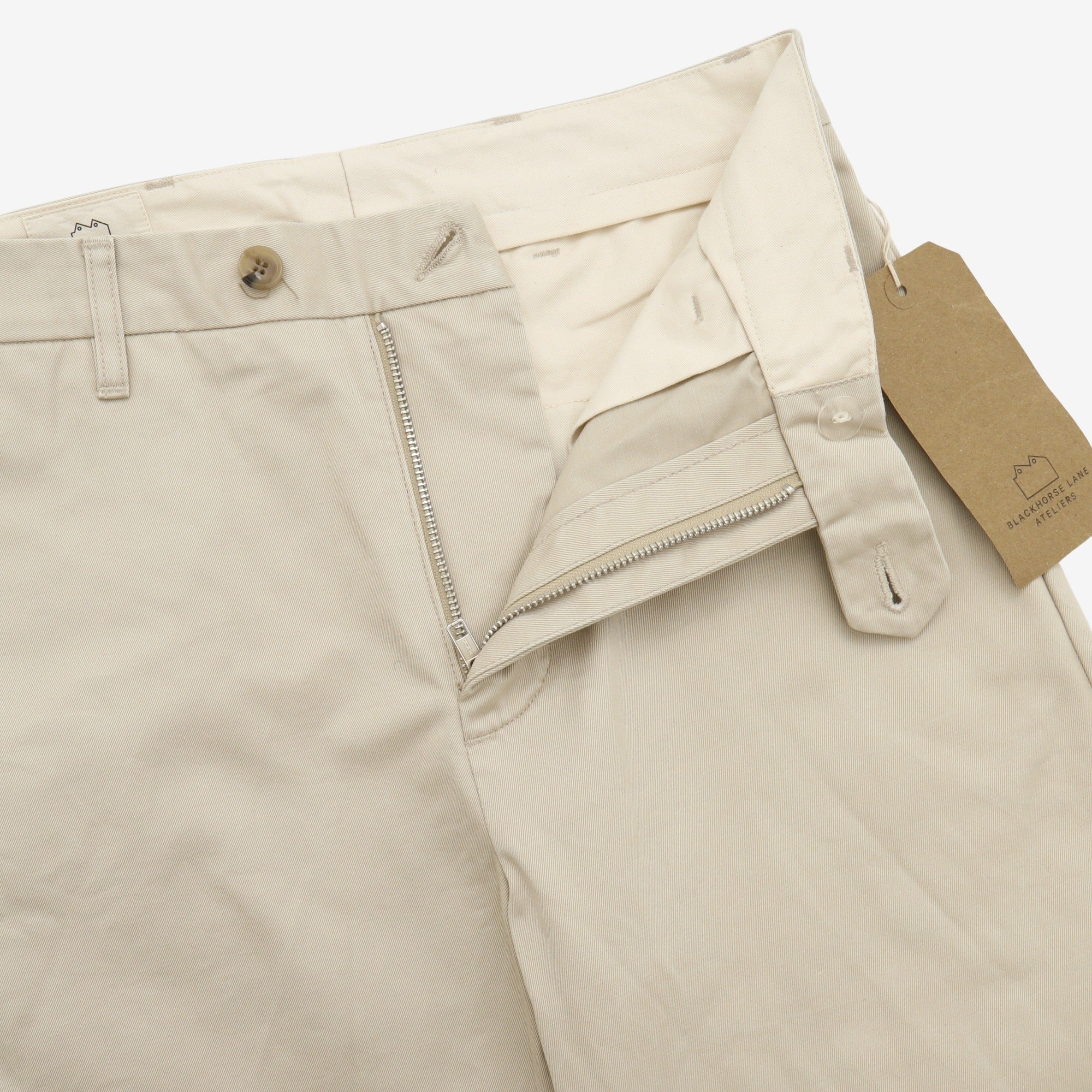 W12 Regular Straight Twill Chinos