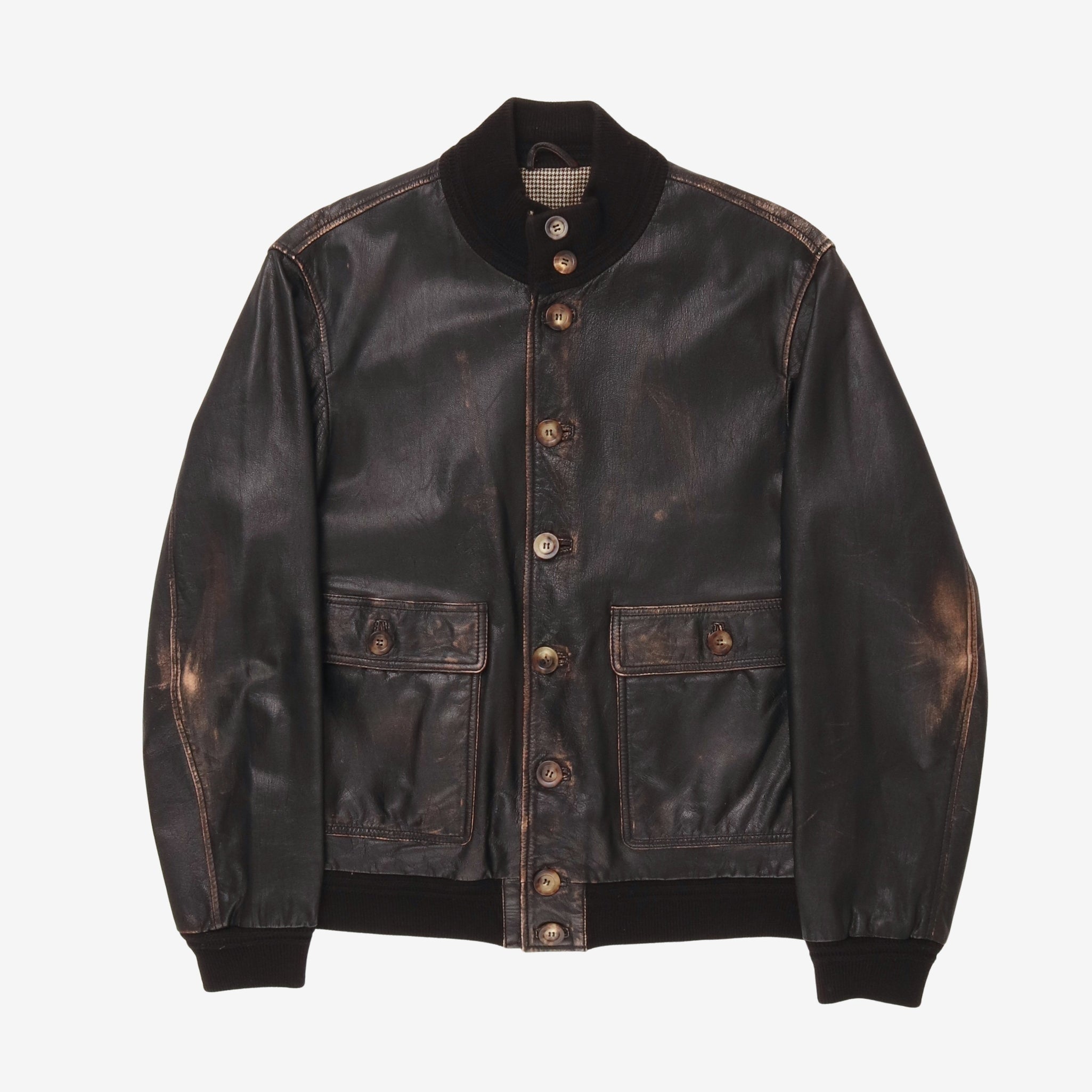 Distressed Leather Valstarino