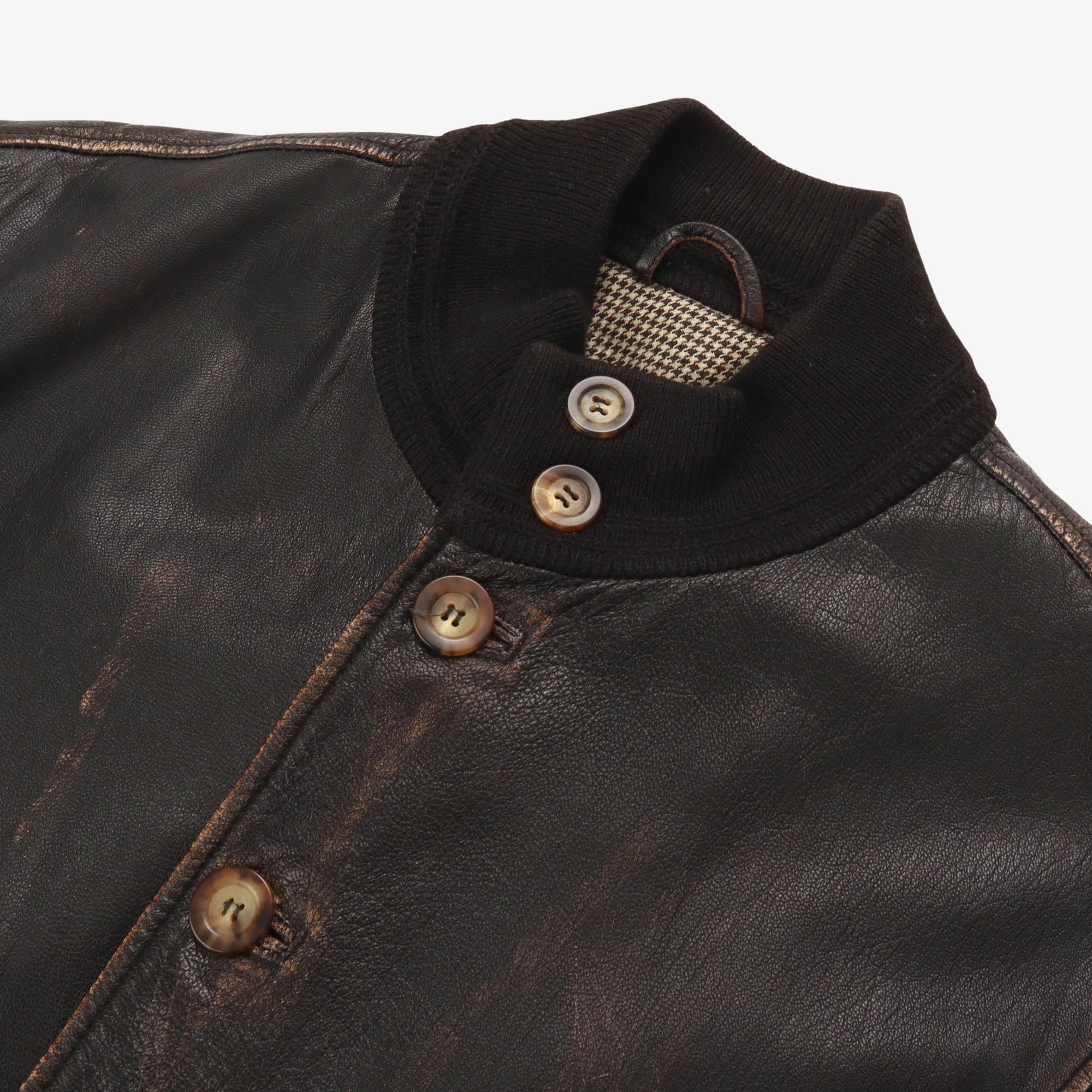 Distressed Leather Valstarino