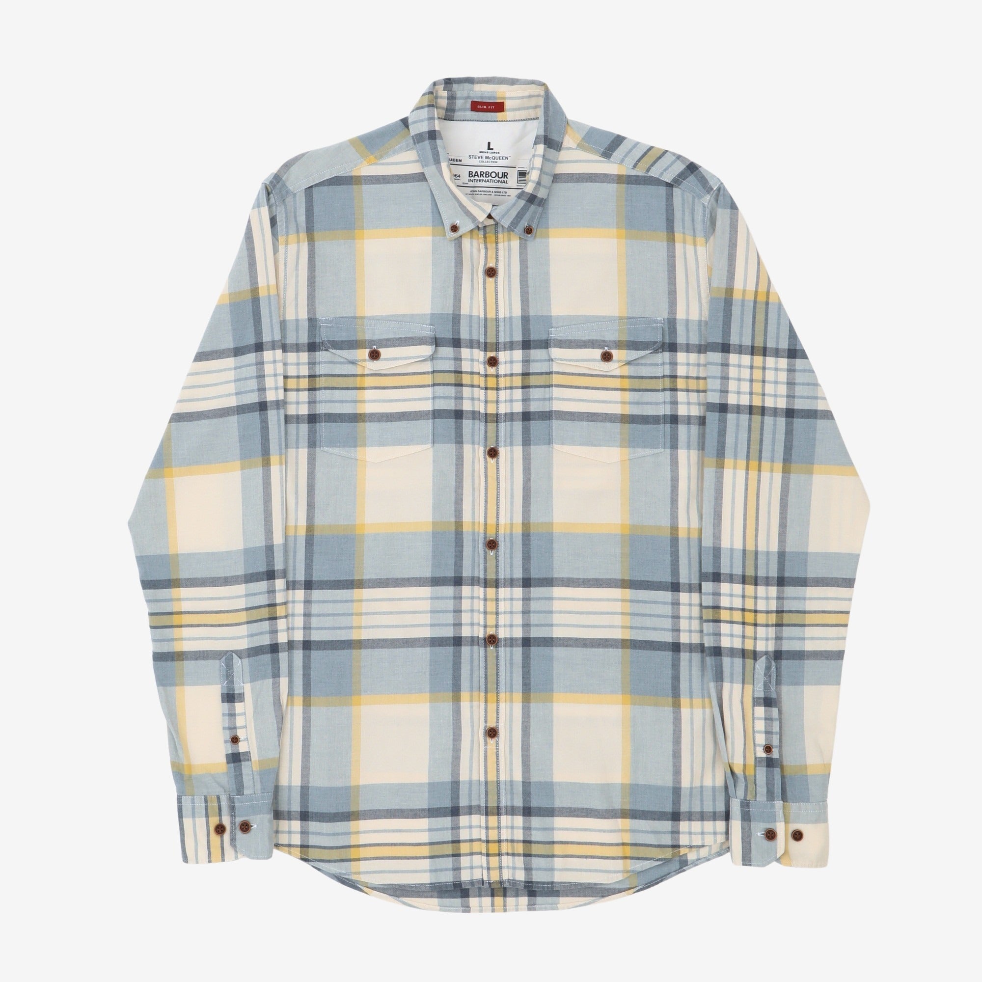 Steve McQueen Check Western Shirt