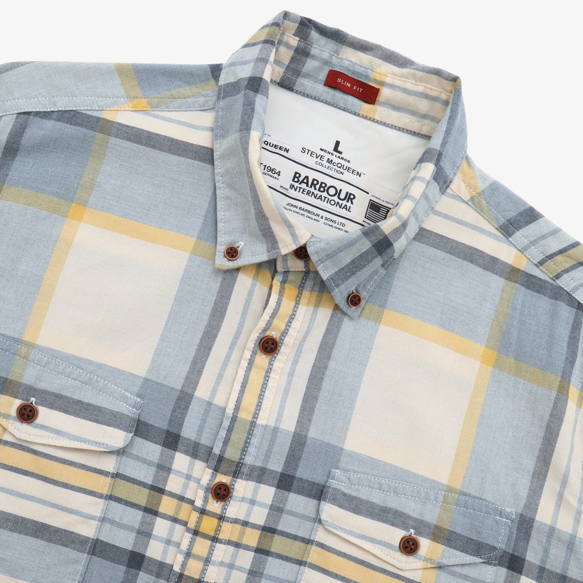 Steve McQueen Check Western Shirt