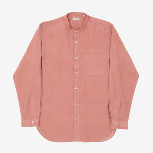Needlecord Collarless Shirt