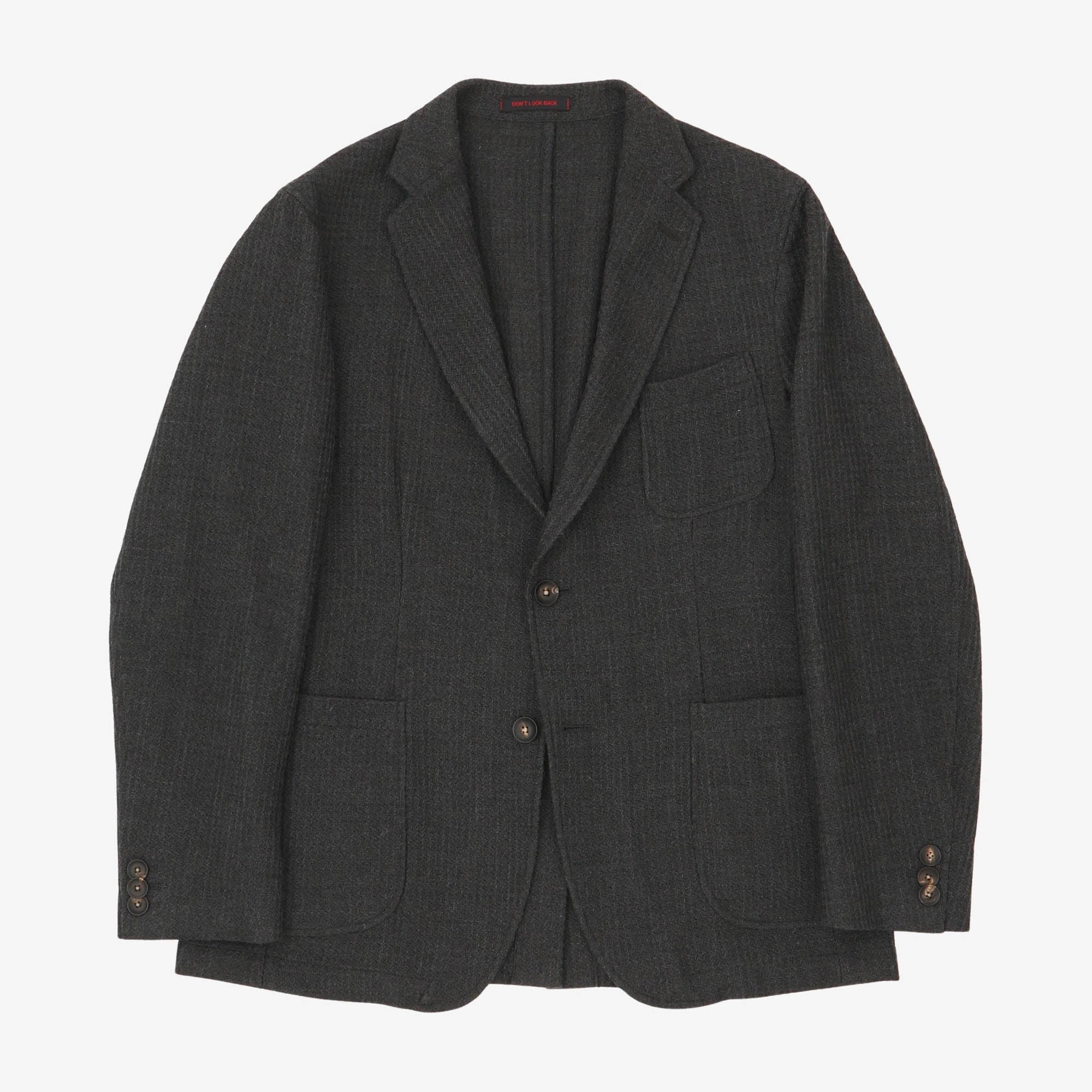 Woven Cotton Blazer