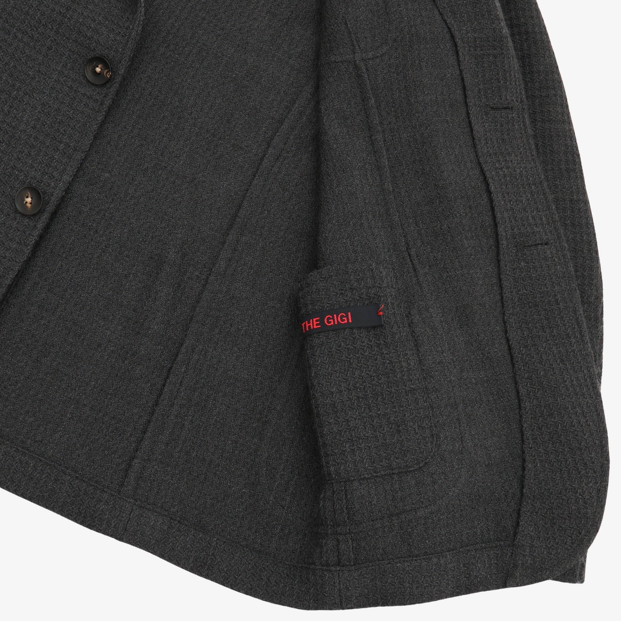 Woven Cotton Blazer