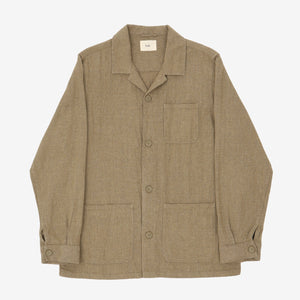 Linen Blend Chore Jacket