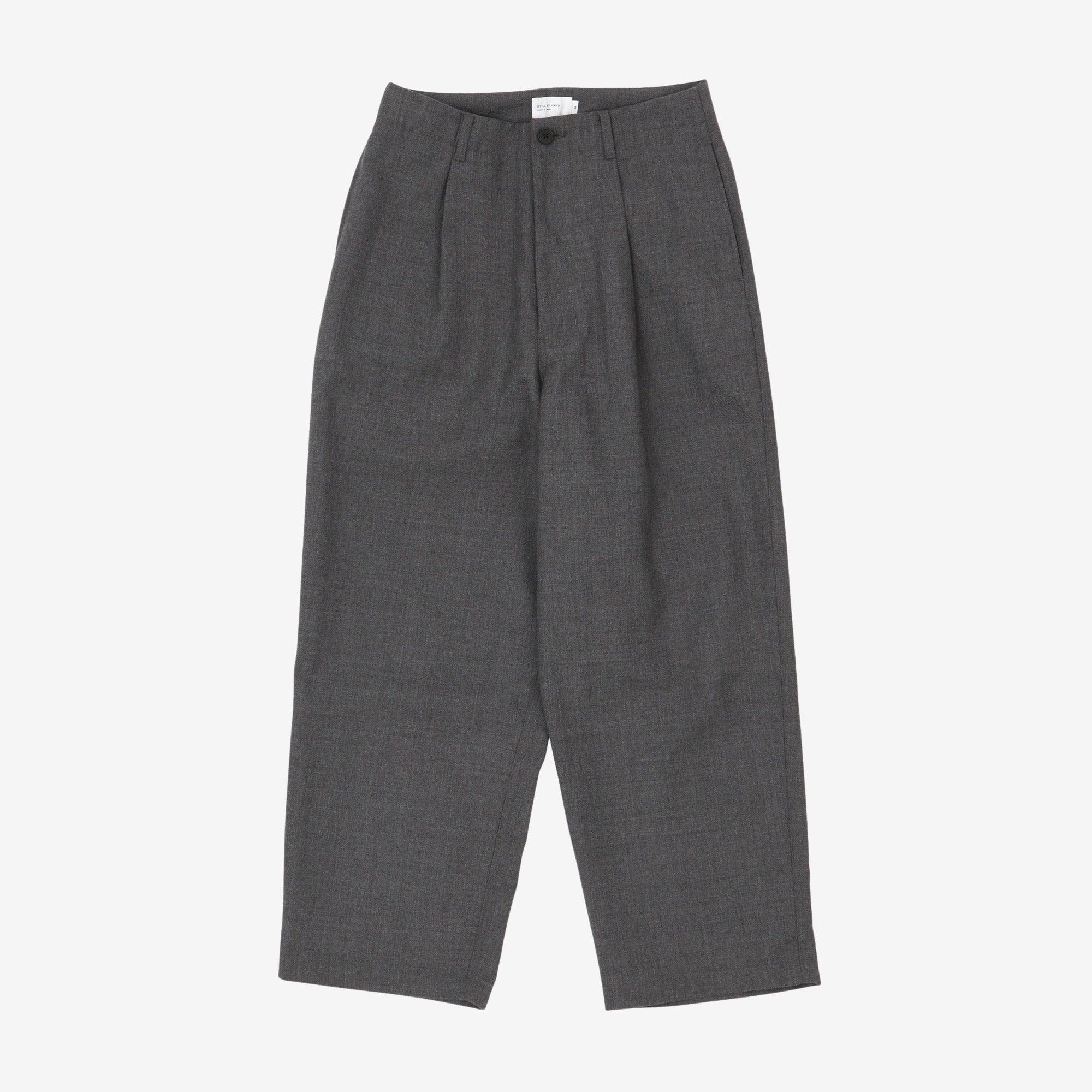Wide Wool Trousers (29W x 26L)