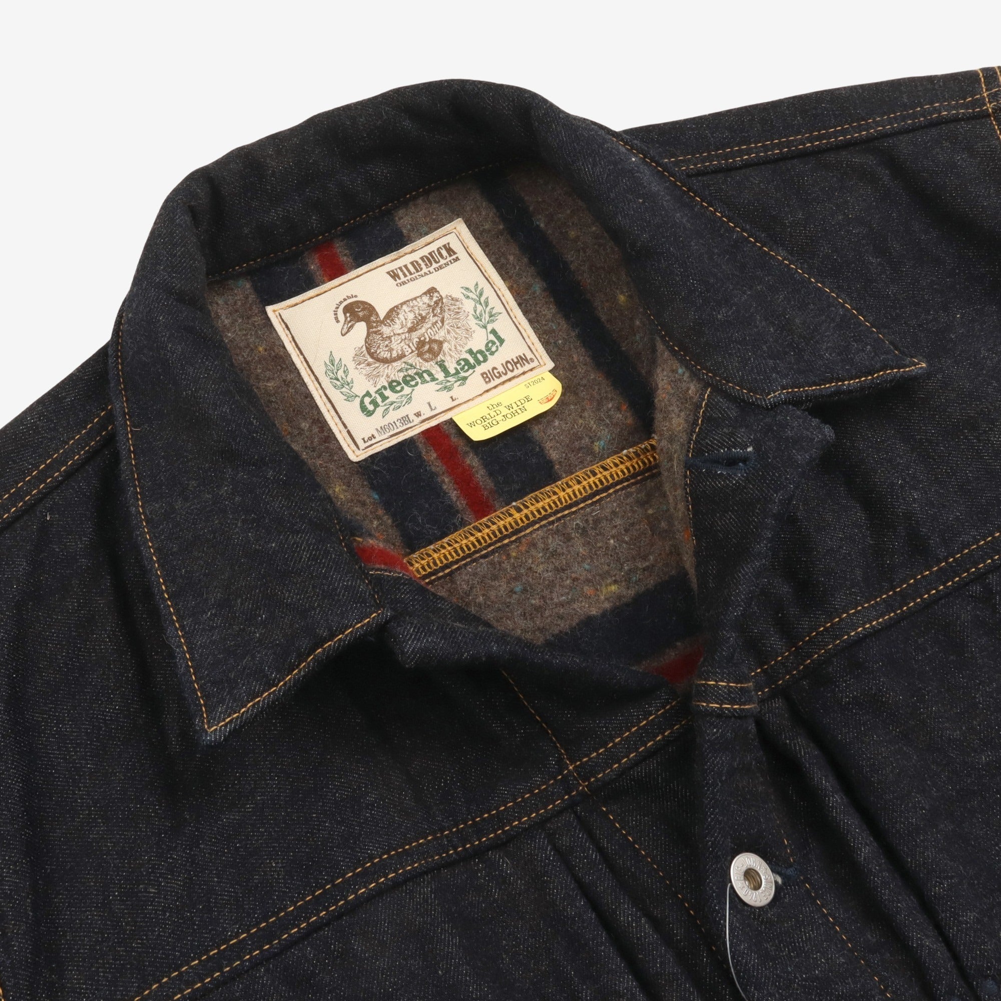 M6013BL Blanket Lined Denim Jacket