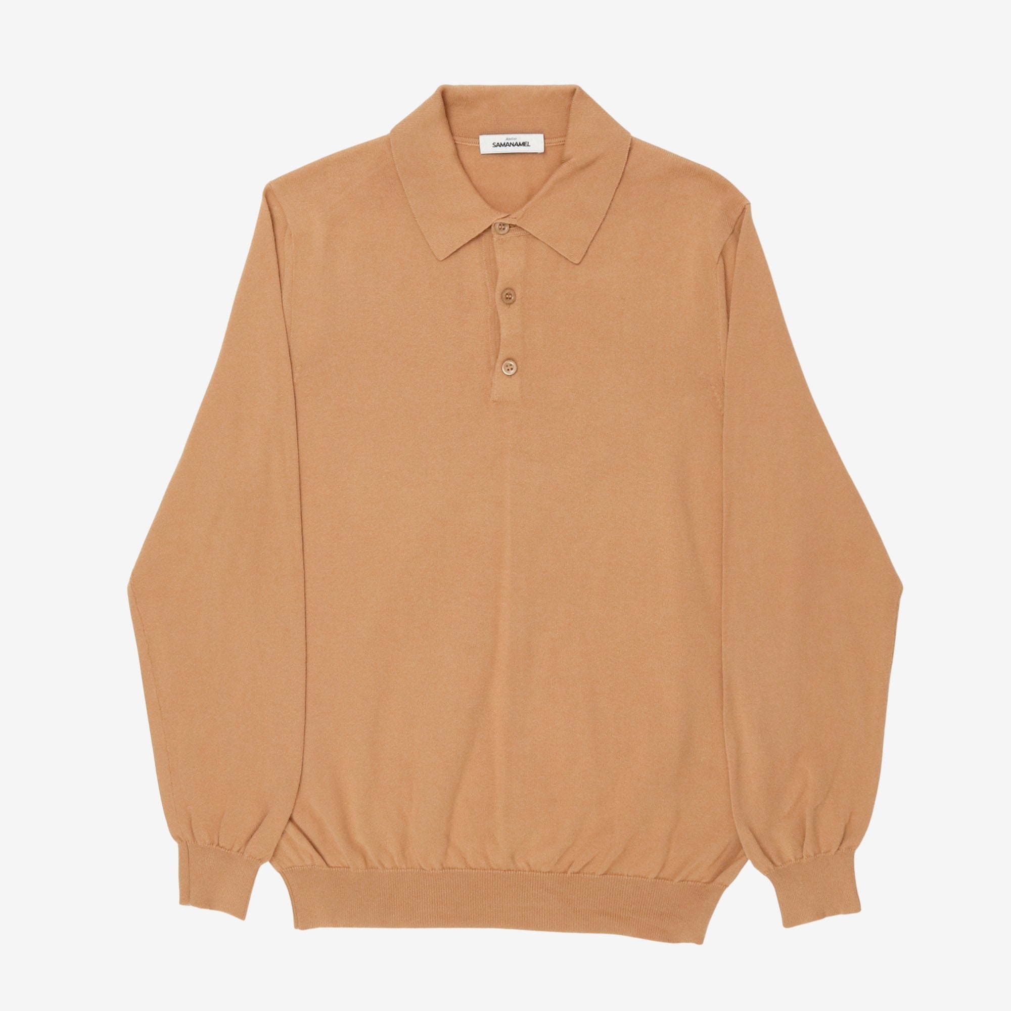 Cotton Polo LS