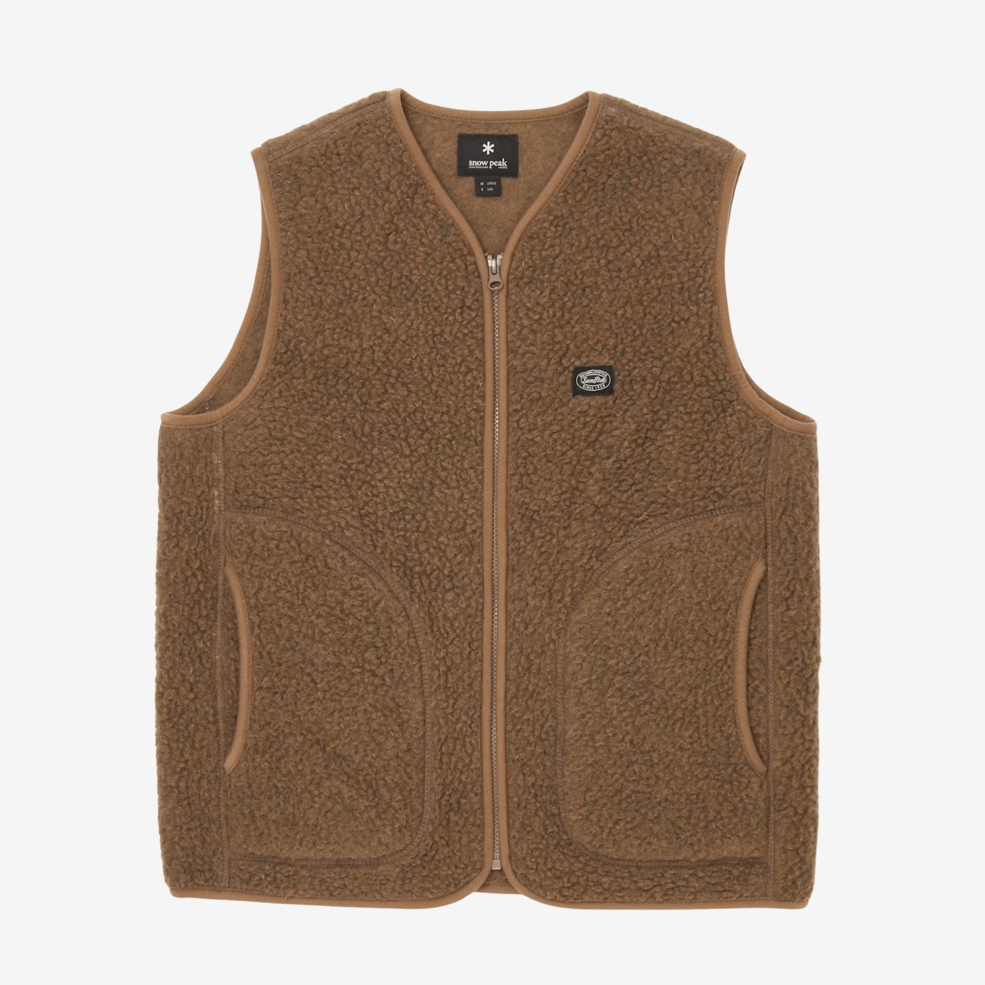 Wool Zip Vest