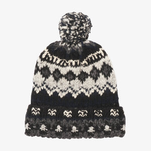 Fair Isle Double Cuff Hat
