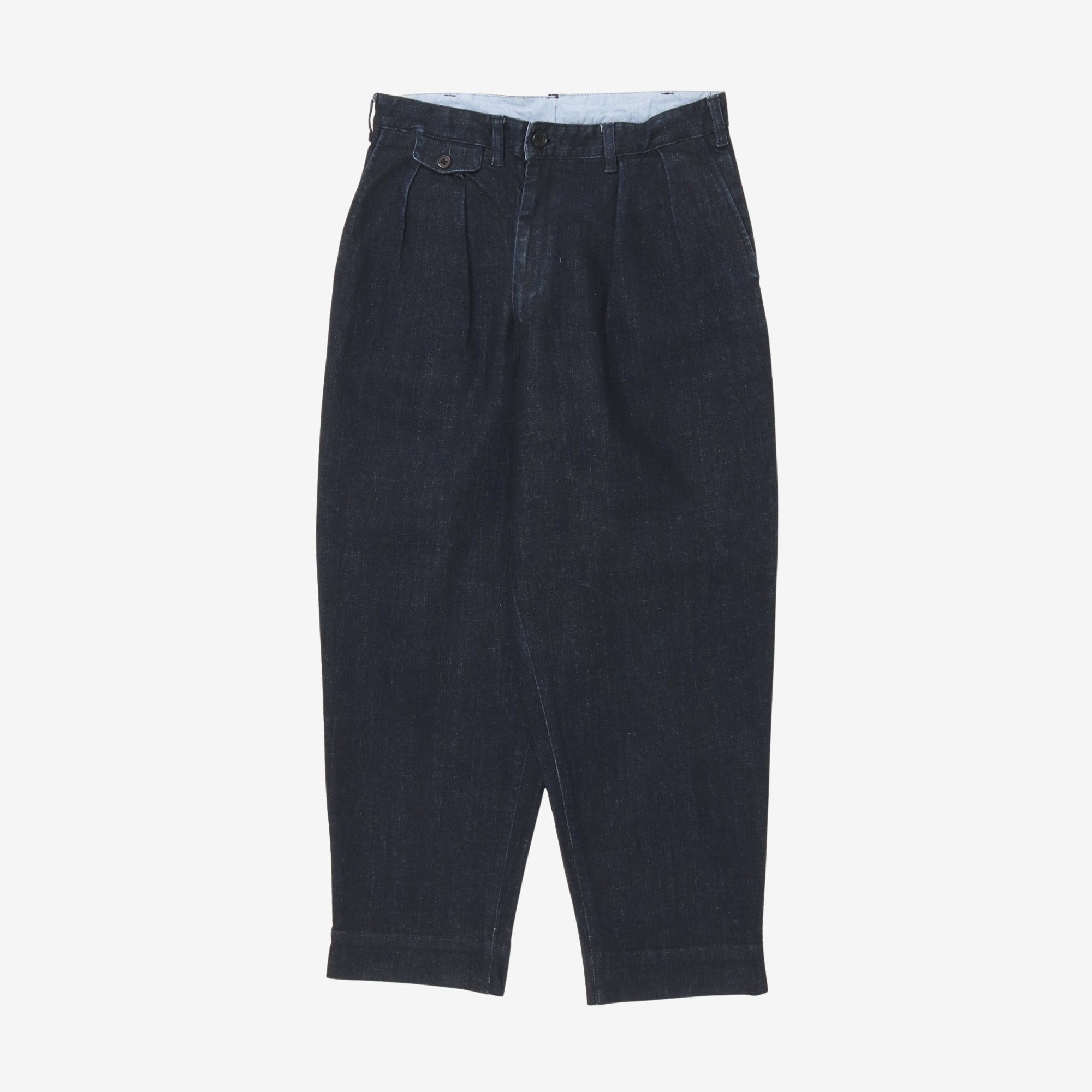 2 Pleat Denim Chinos (32W x 26.5L)