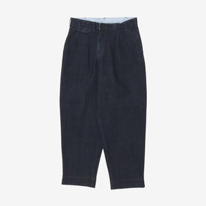 2 Pleat Denim Chinos (32W x 26.5L)