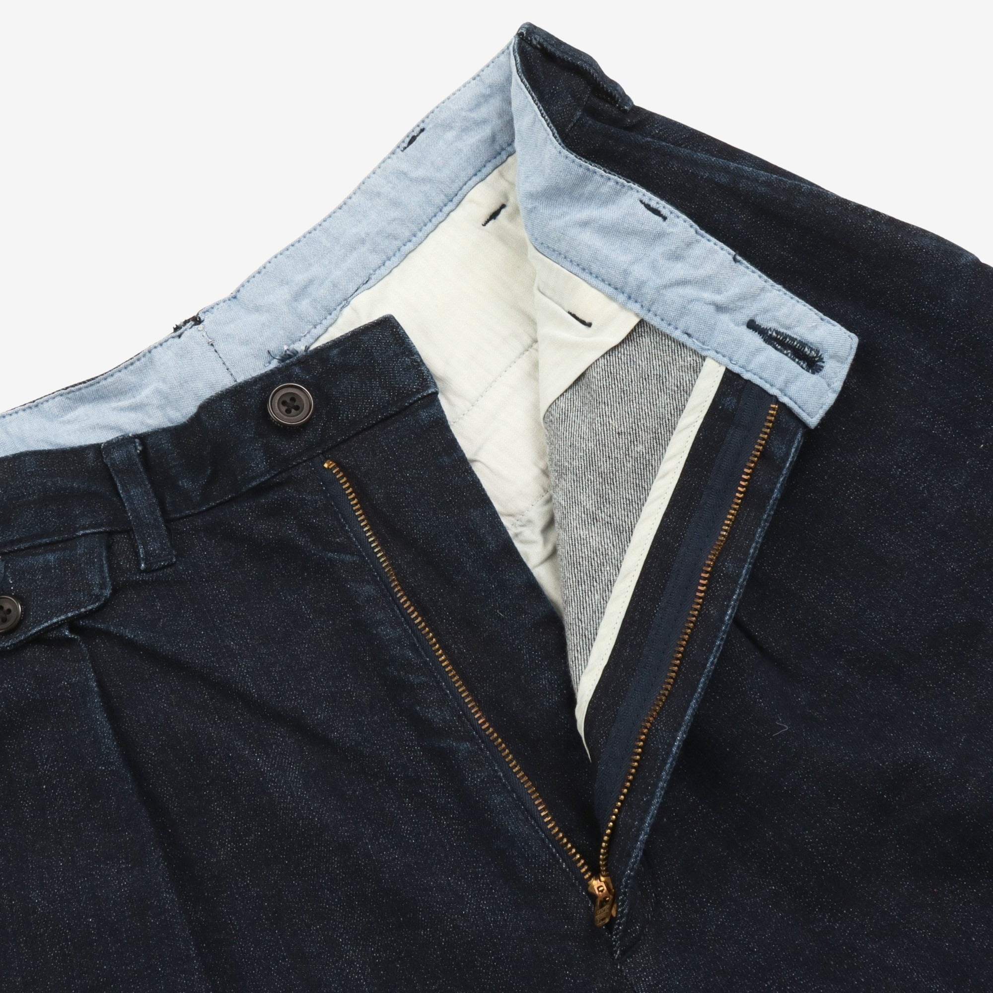 2 Pleat Denim Chinos (32W x 26.5L)