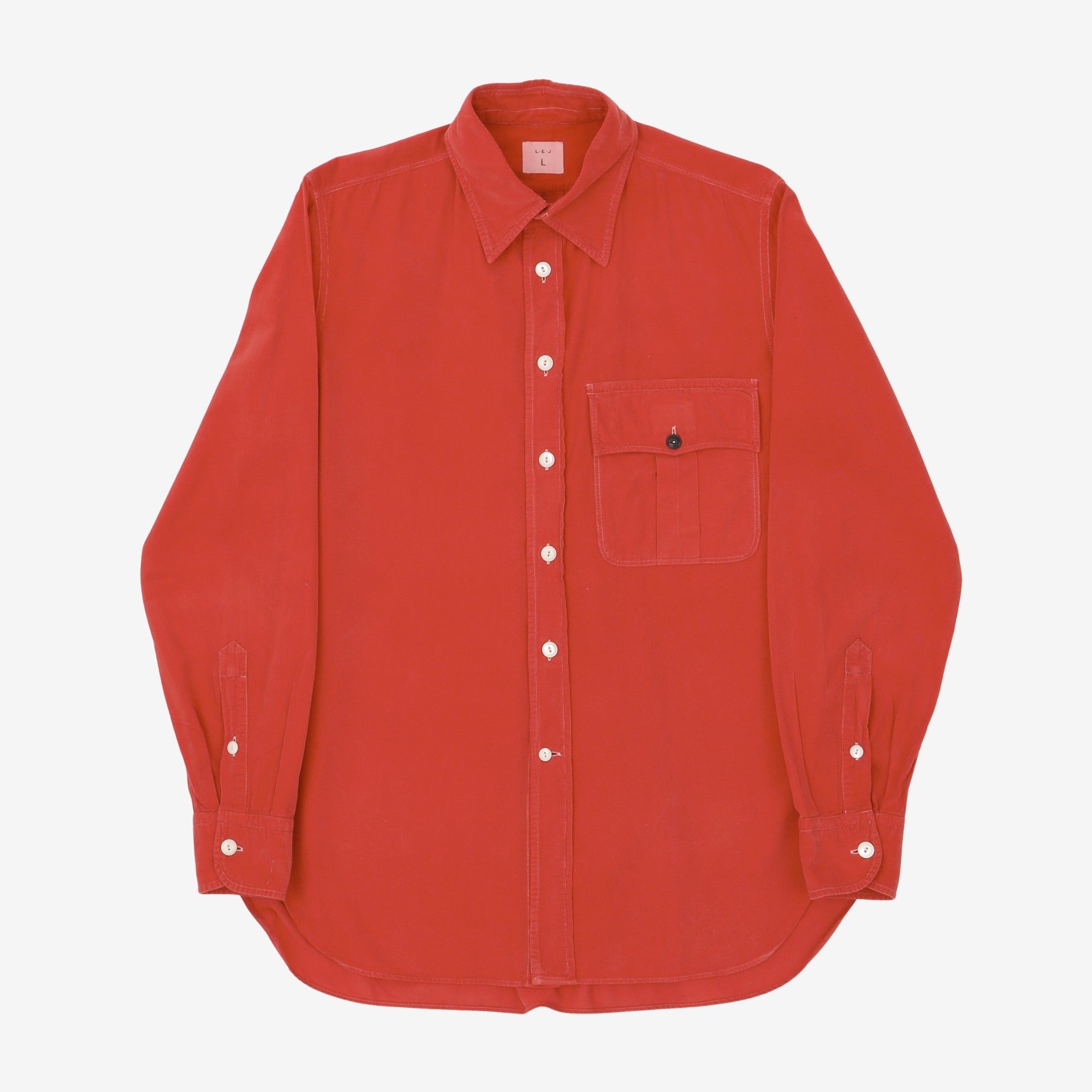 Corduroy Pocket Officer Shirt