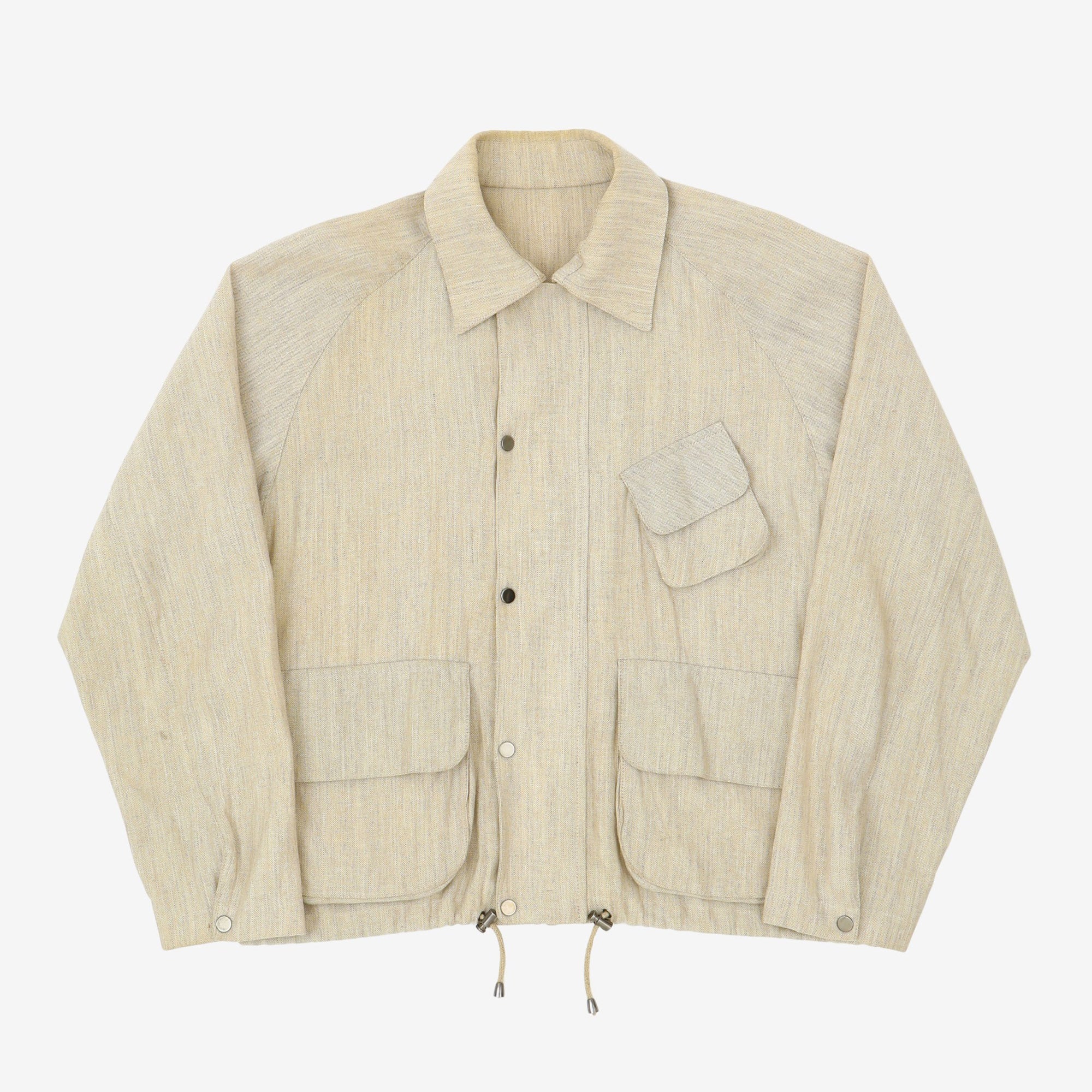 Linen Twill Blouson Jacket