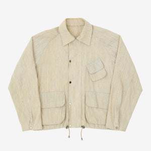 Linen Twill Blouson Jacket