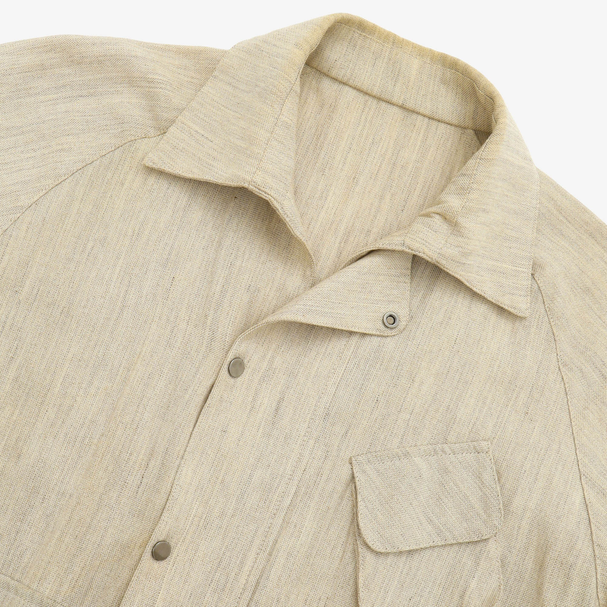 Linen Twill Blouson Jacket