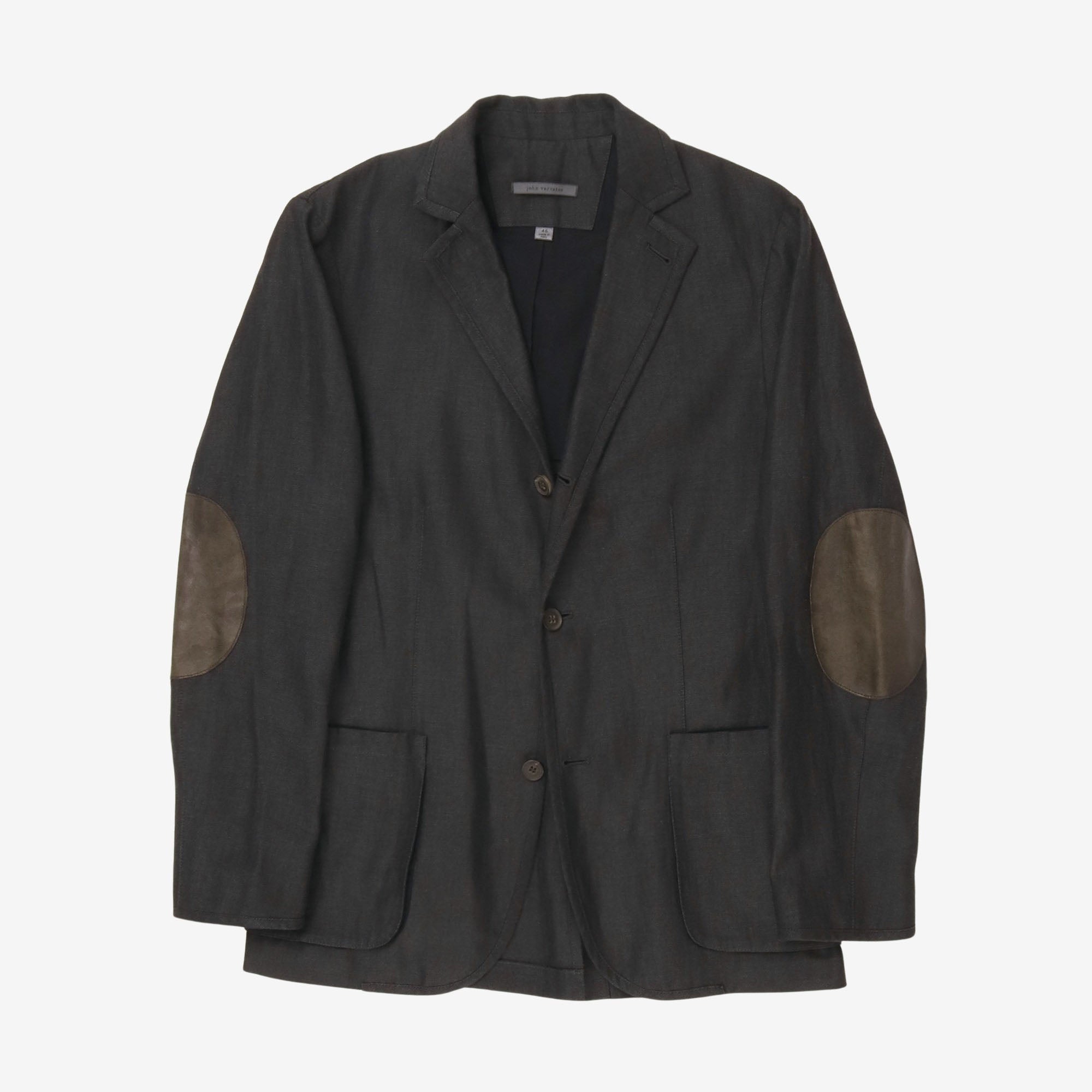 Wool Blend Twill Blazer